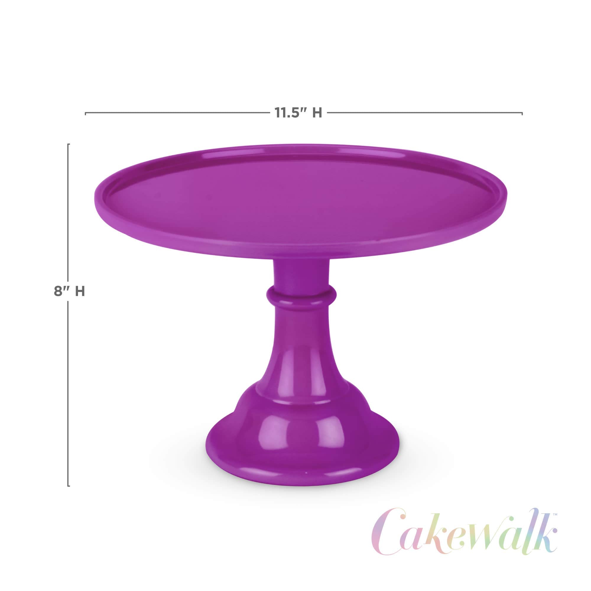 Twine Fuchsia Melamine Cake Stand, Cupcake Stand, Home Decor, Food Service, Dessert Accessory, Fuchsia, Set Of 1