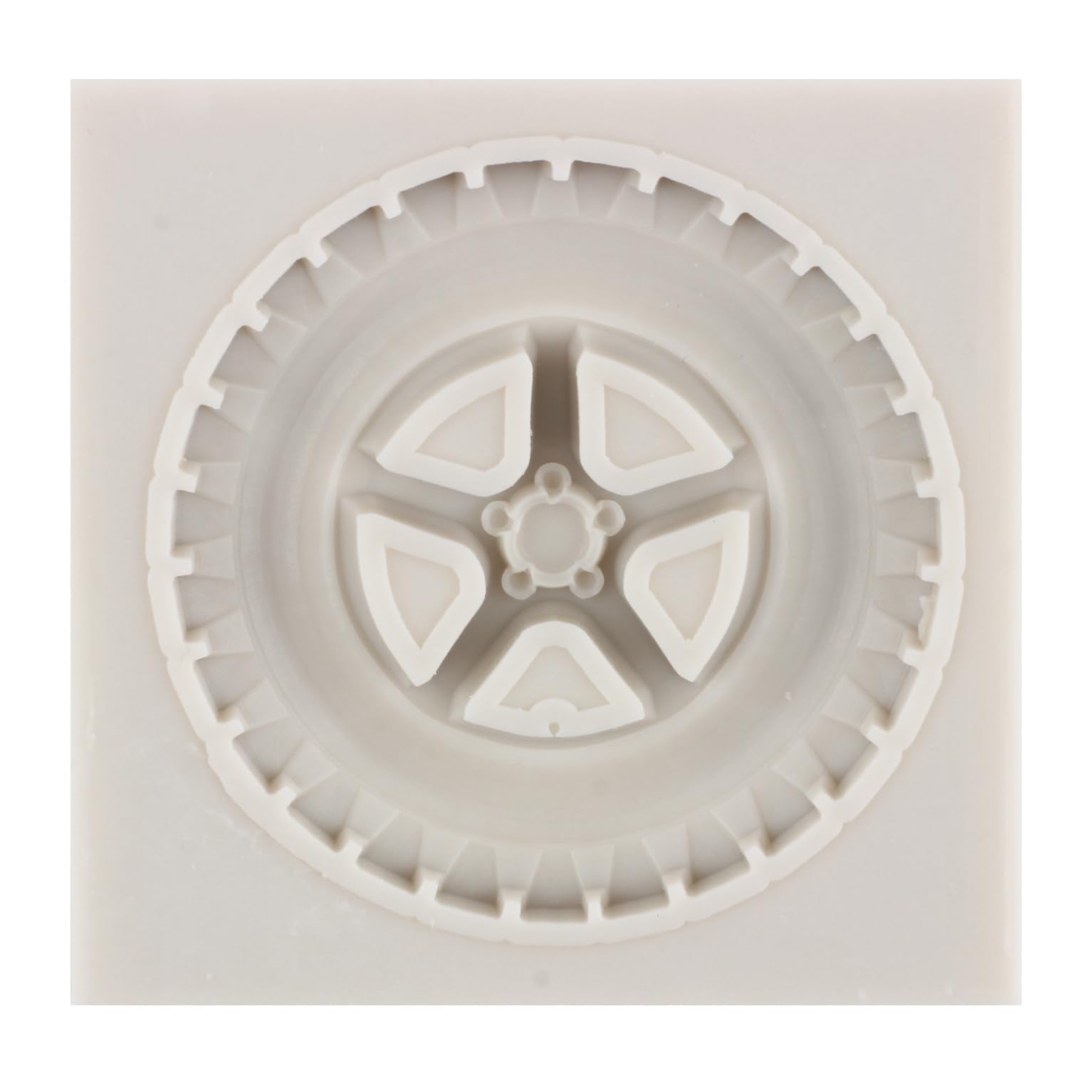 Mypracs Race Car Silicone Mold 3D Round Tire Fondant Mold Truck Wheel Silicone Mold Racing Car Chocolate Candy Mold Trophy Medal