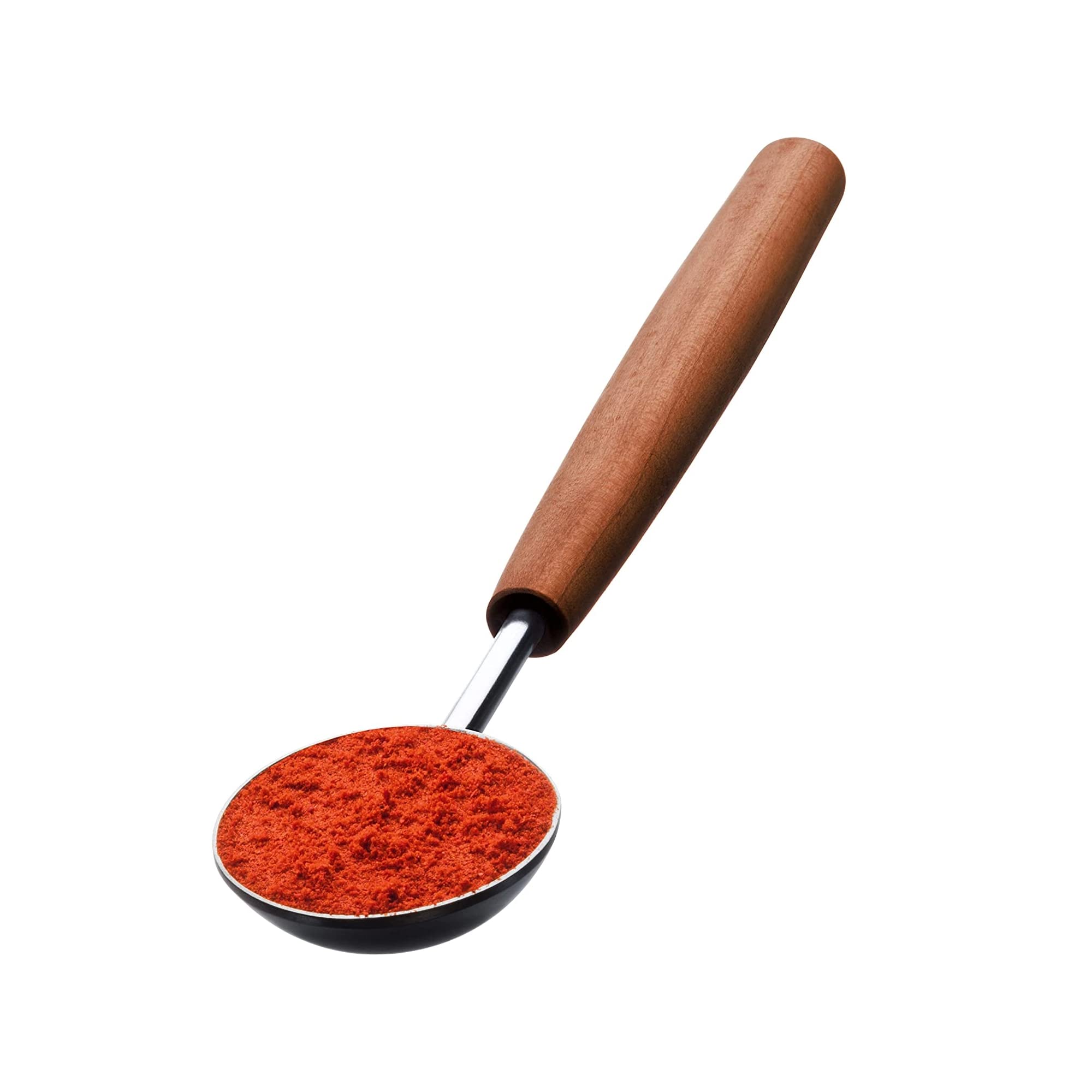 Triangle Spice Measuring Spoon 3-Piece Set ( Tsp,  Tsp & 1 Tsp) - Stainless Steel With Plum Wood Handle - Sense Collection