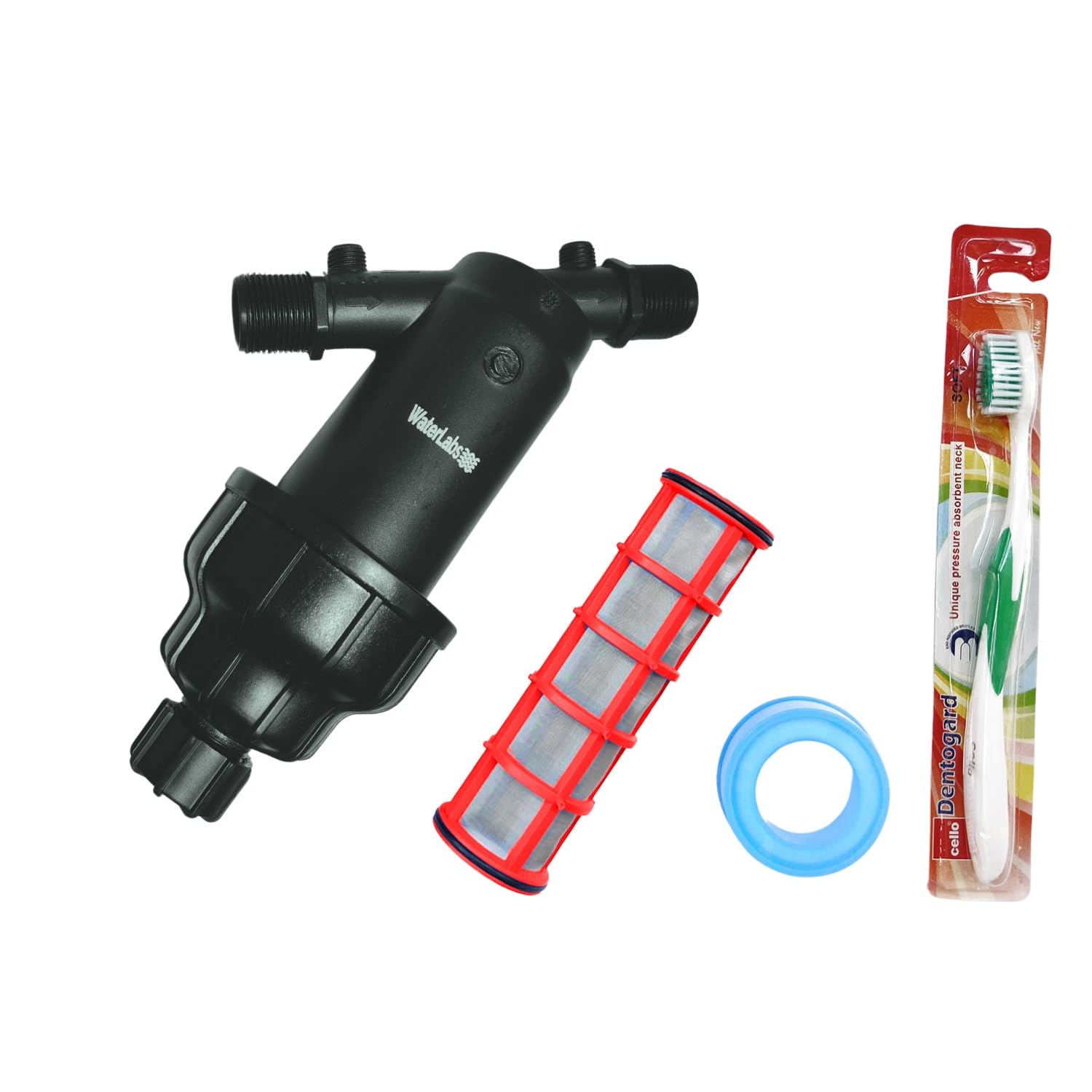 Waterlabs 124Ys Water Tank Filter | 90 Microns | Isi Certified | Screen Filter | 1 Year Warranty | With 1 Teflon Tape | Sediment