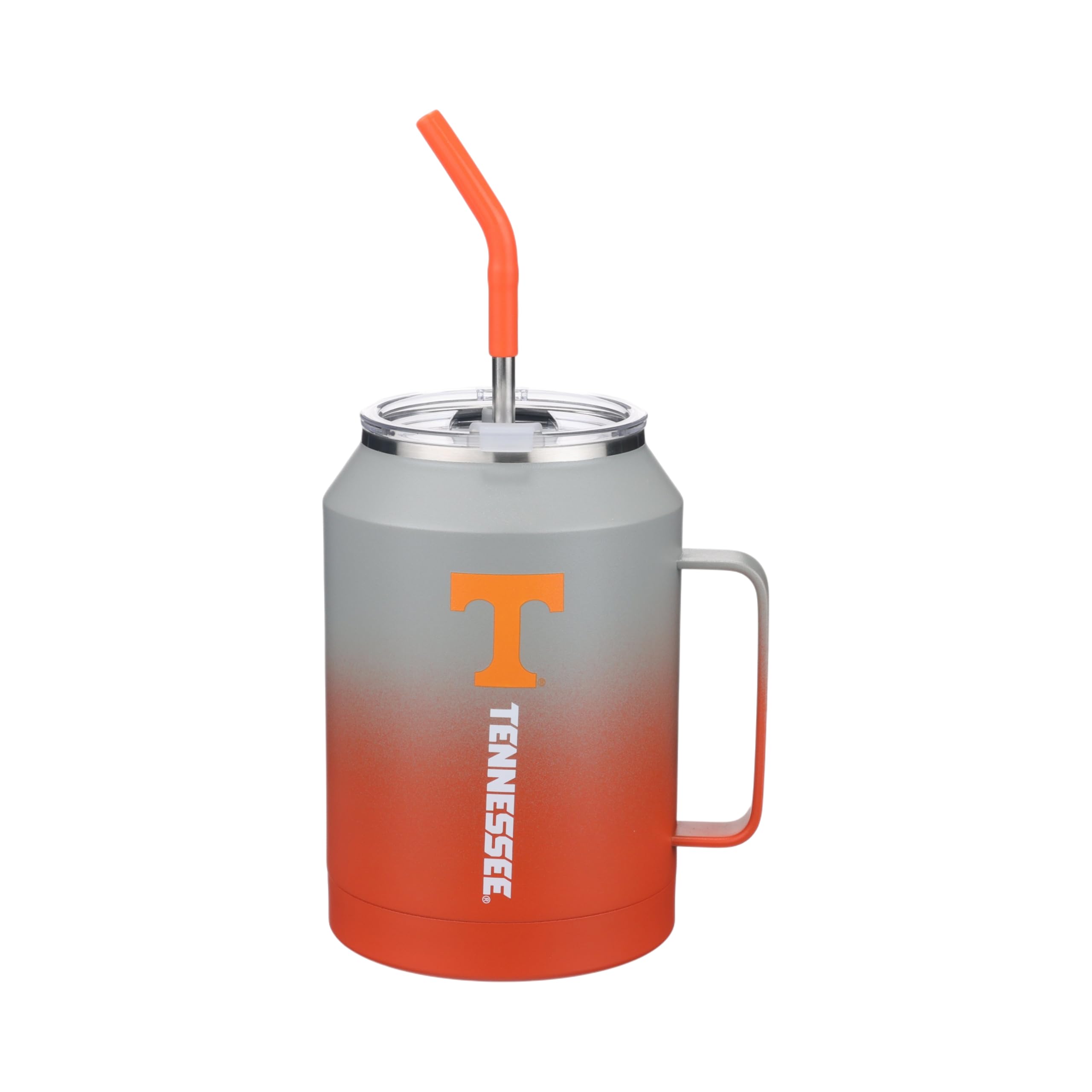 The Memory Company Officially Licensed 50oz Ombre Water Jug with Handle and Straw, University of Tennessee
