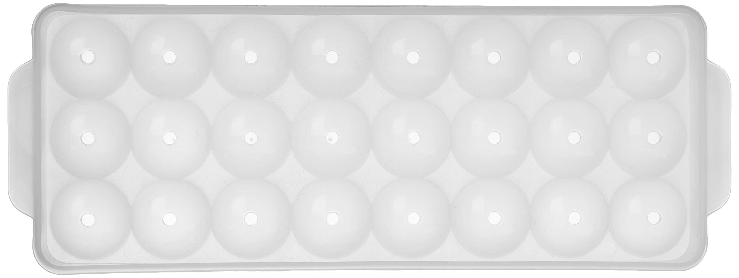 Hutzler Ball Ice Tray Mold, 24 Spheres, Natural