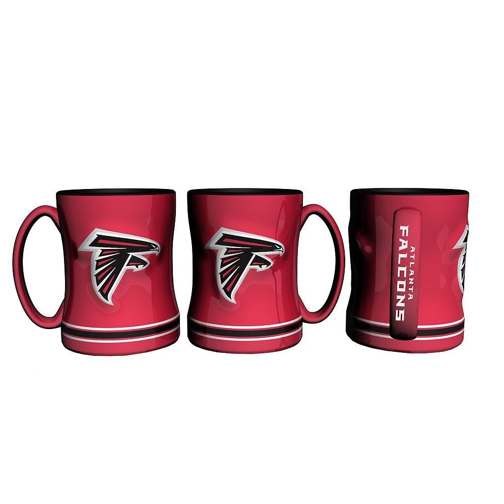Nfl Sculpted Coffee Mug, 15 Ounces, Atlanta Falcons