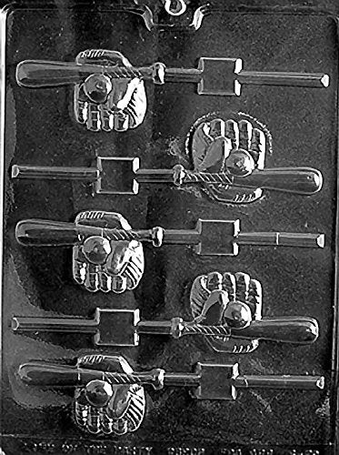 Life Of The Party S079 Bat Glove Ball Lollipop Sucker Chocolate Candy Mold