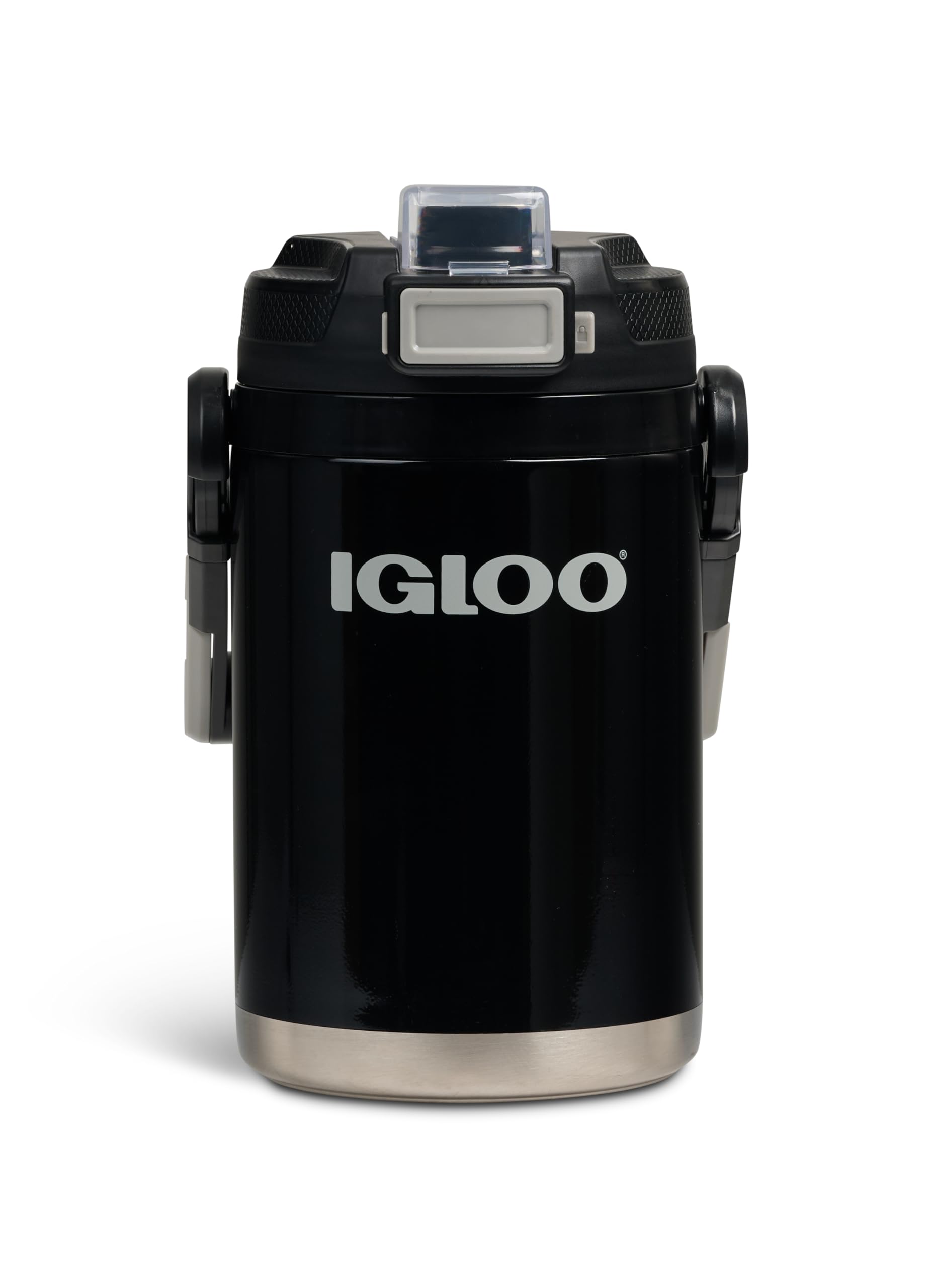 Igloo Rival Fusion 54 Oz Stainless Steel Sport Bottle | Insulated Water Jug | Black