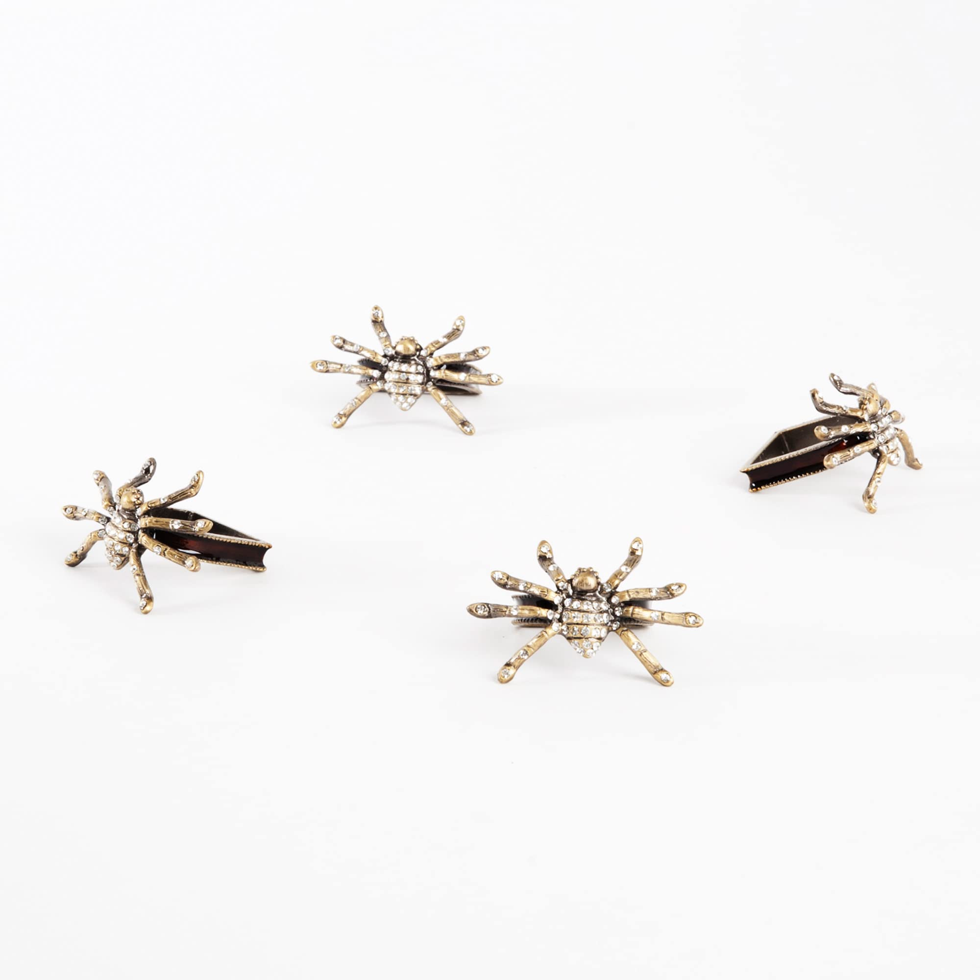 Spider Napkin Rings (Set Of 4)