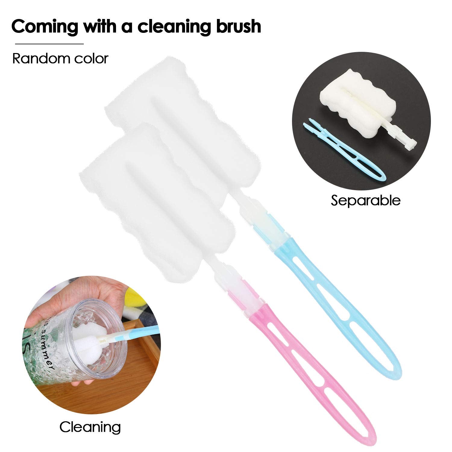 Ondiomn Condiment Squeeze Bottle Wide Mouth  6 Pack 180ml Clear Squeeze Bottles for Condiments  Paint  Ketchup  Mustard  Oil  Sauces  Resin  Baking  Cake Decorating  Cleaning  BPA Free-Food Grade