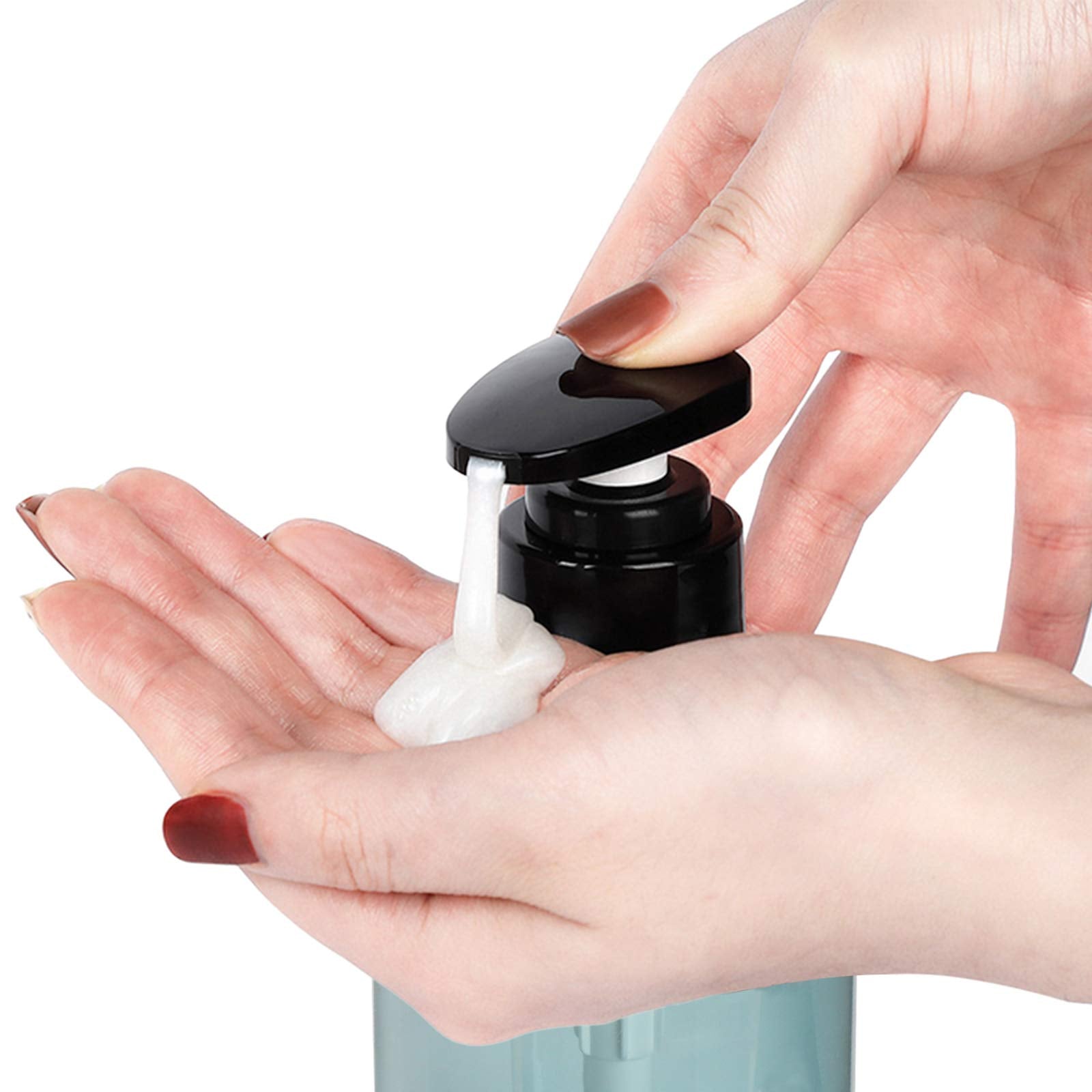 Lotion Dispenser Pump Head, Segbeauty 3 Pack Shampoo Shower Bottle Pump Replacement, Empty Refillable Bottle Tube Pump Top For S