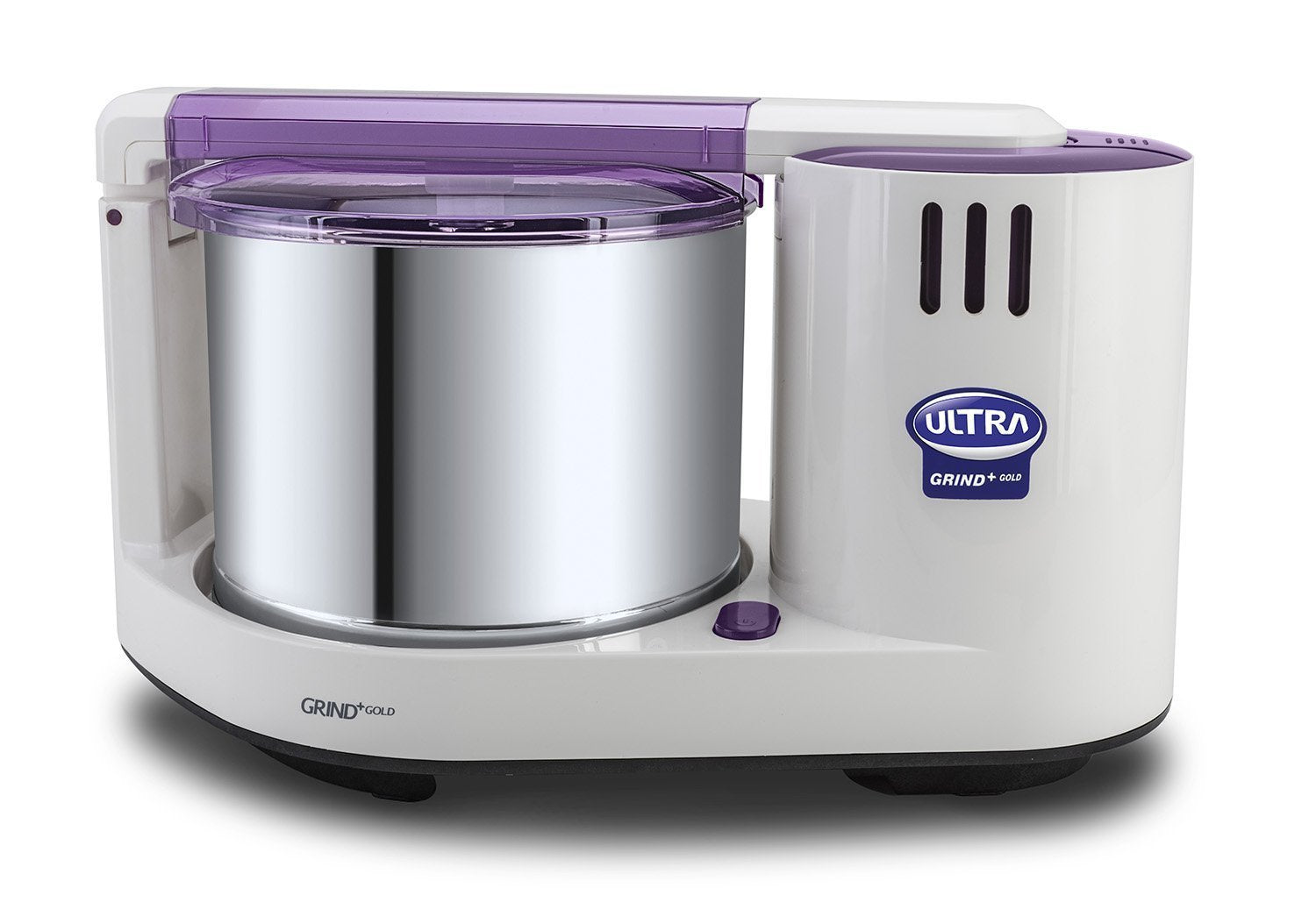 Elgi Grind+ Gold Table Top Wet Grinder With Atta Kneader, 110 Volt, 2-Liter, Purple