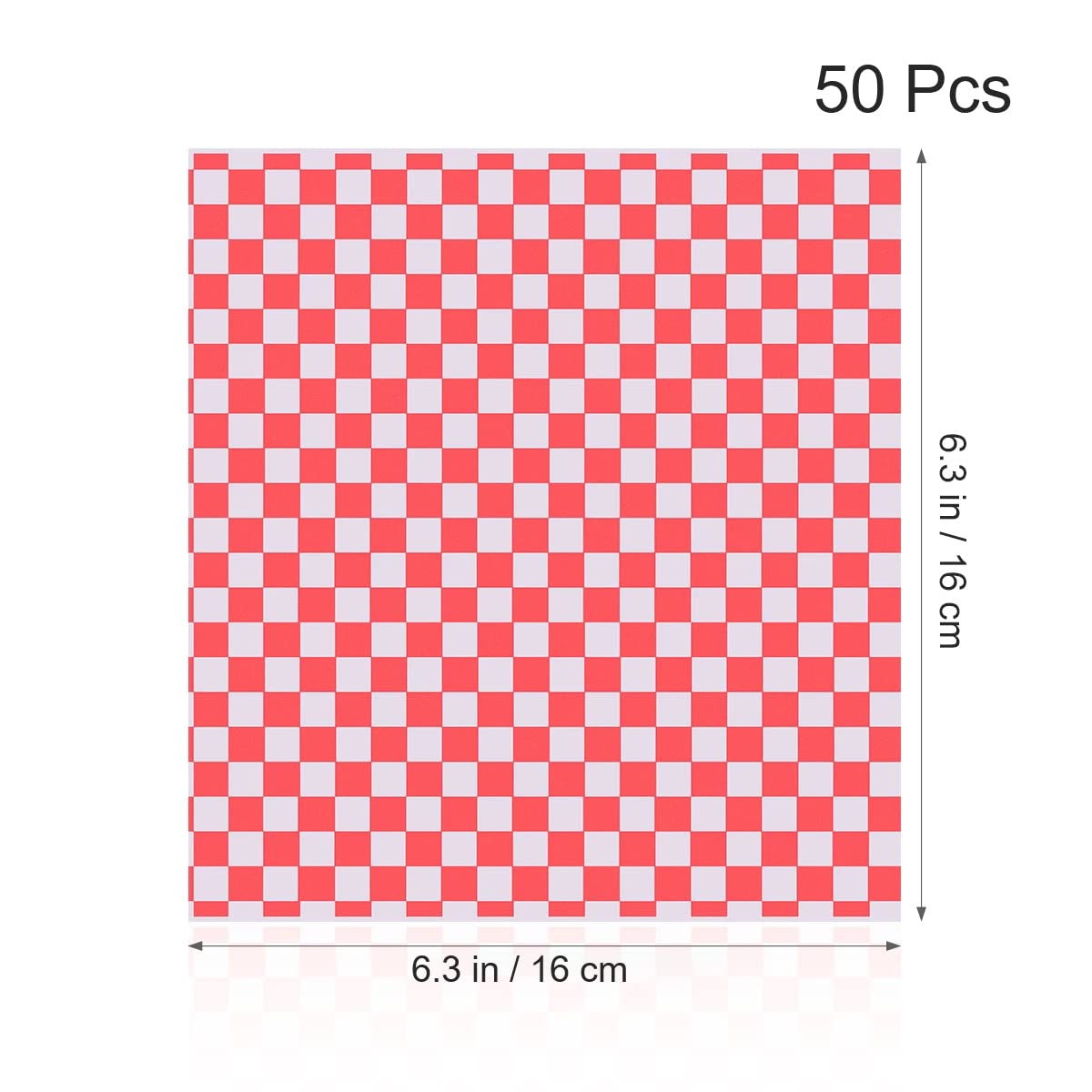 Dyystore 50Pcs Wax Paper Food Grade Grease Paper Food Wrapping Paper For Bread Sandwich Burger Fries Oil Paper Baking Tools.