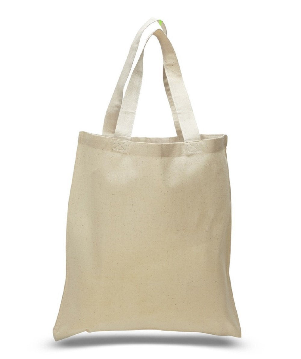 Set Of 24 Blank Cotton Tote Bags Reusable 100% Cotton Reusable Tote Bags (2 Dozen)