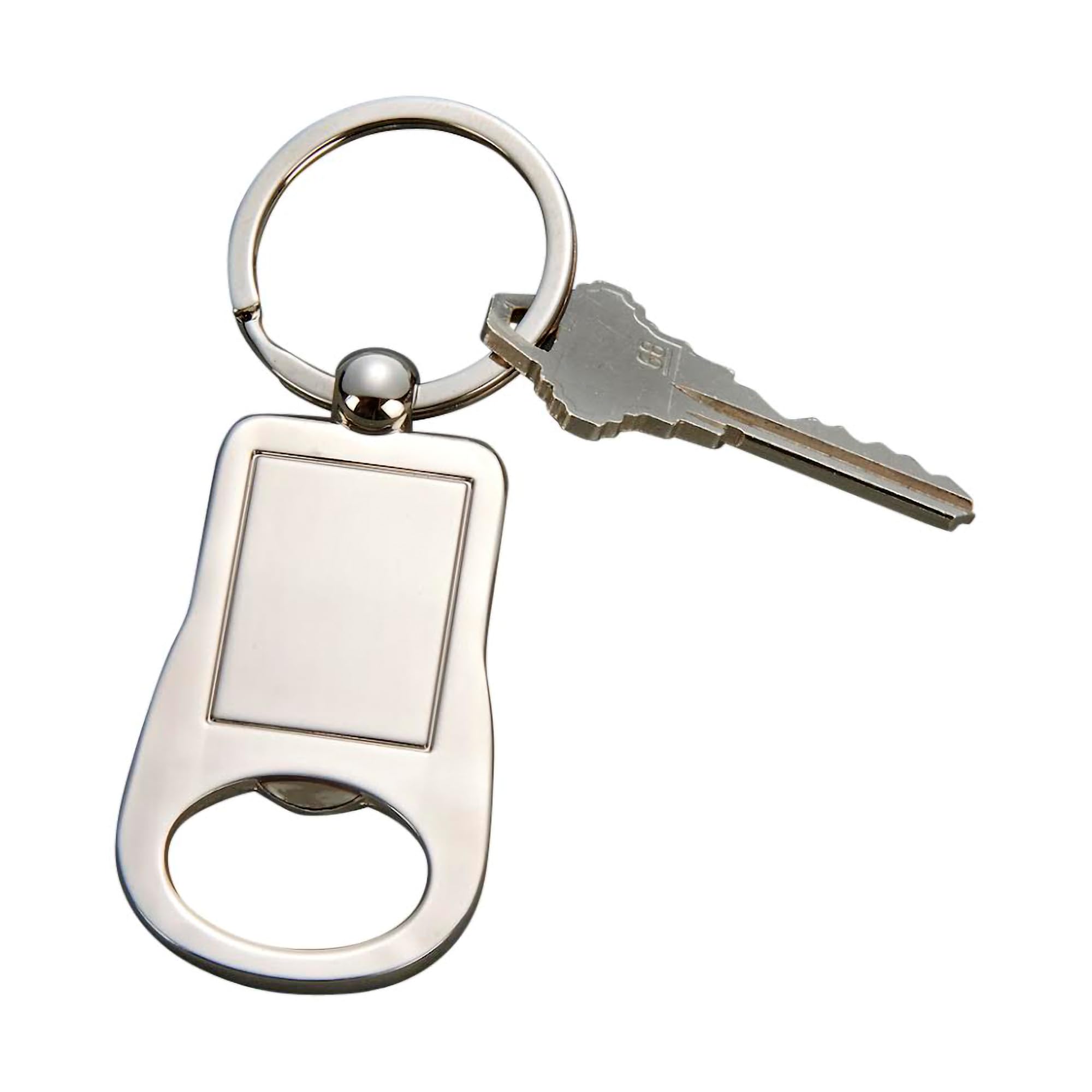 Creative Gifts Bottle Opener Key Chain In Silver