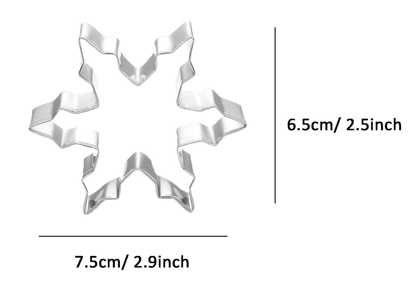 Wjsyshop Snowflake Shape Cookie Cutter For Christmas Party