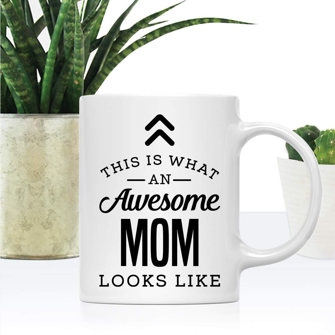 Andaz Press 11oz. Ceramic Coffee Tea Mug Gift, This is What an Awesome Mom Looks Like, 1-Pack, Birthday Gift Ideas Coworker Him