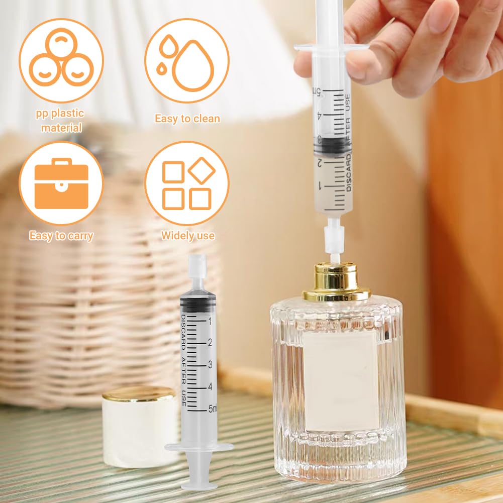 Loyanger Perfume Refill Tool Kit - 10pcs Plastic Dispenser Pump Set for Essential Oils, Clear Color, Model 22416709