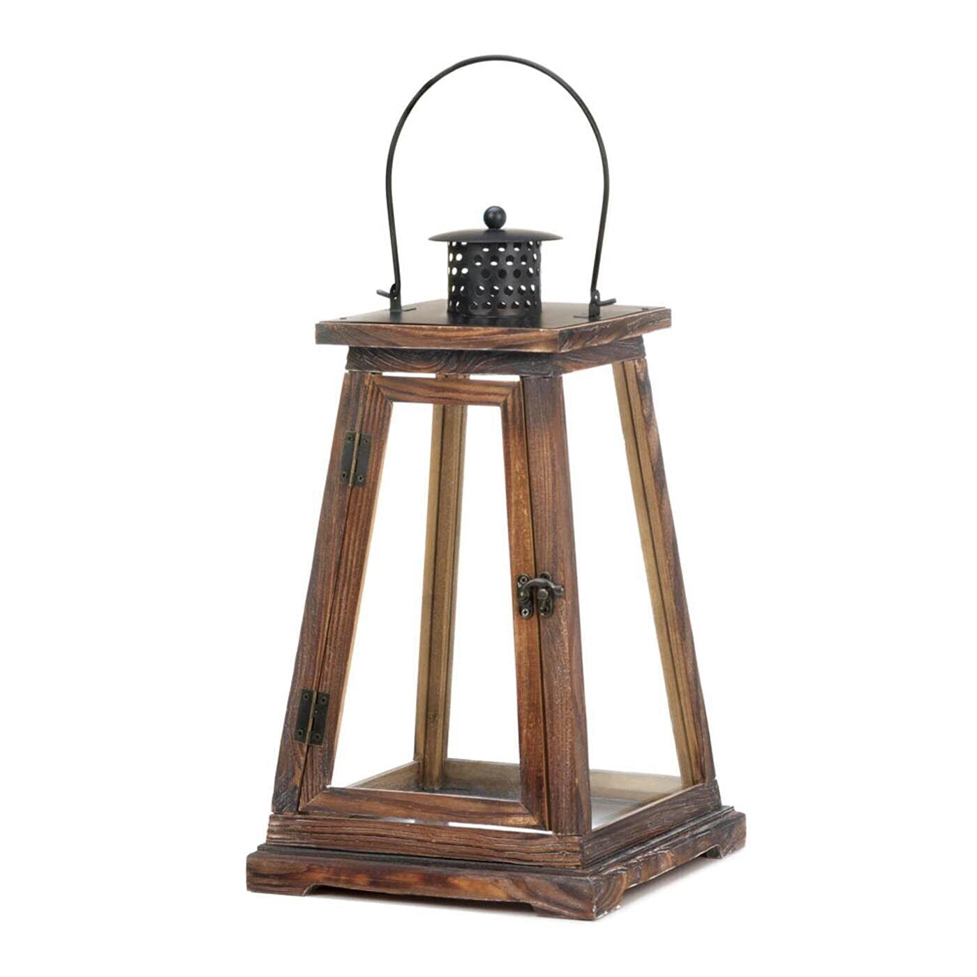 KOEHLER Ideal Large Candle Lantern, No Size, Brown