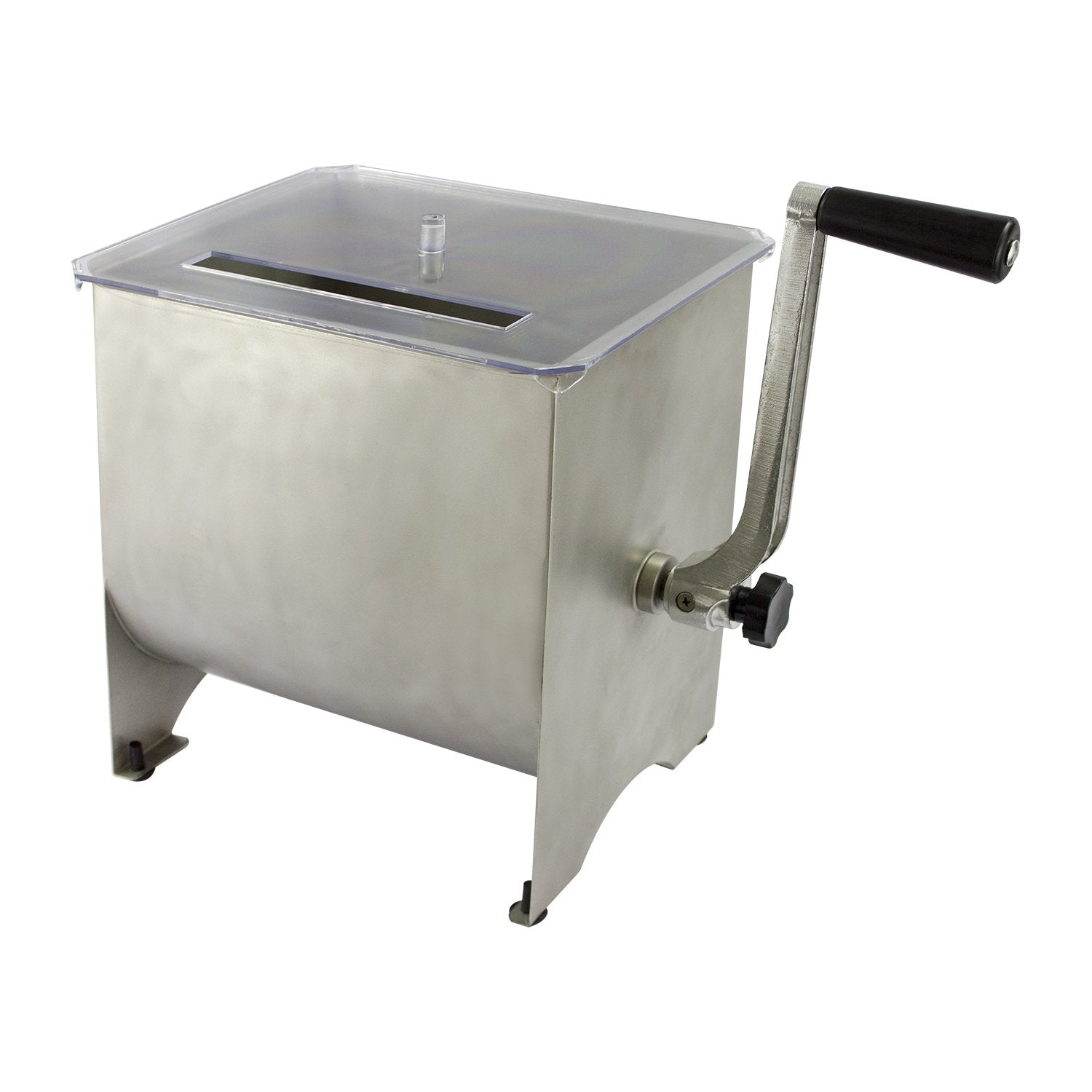Chard Mm-102, Meat Mixer With Stainless Steel Hopper, 20Lbs , Silver
