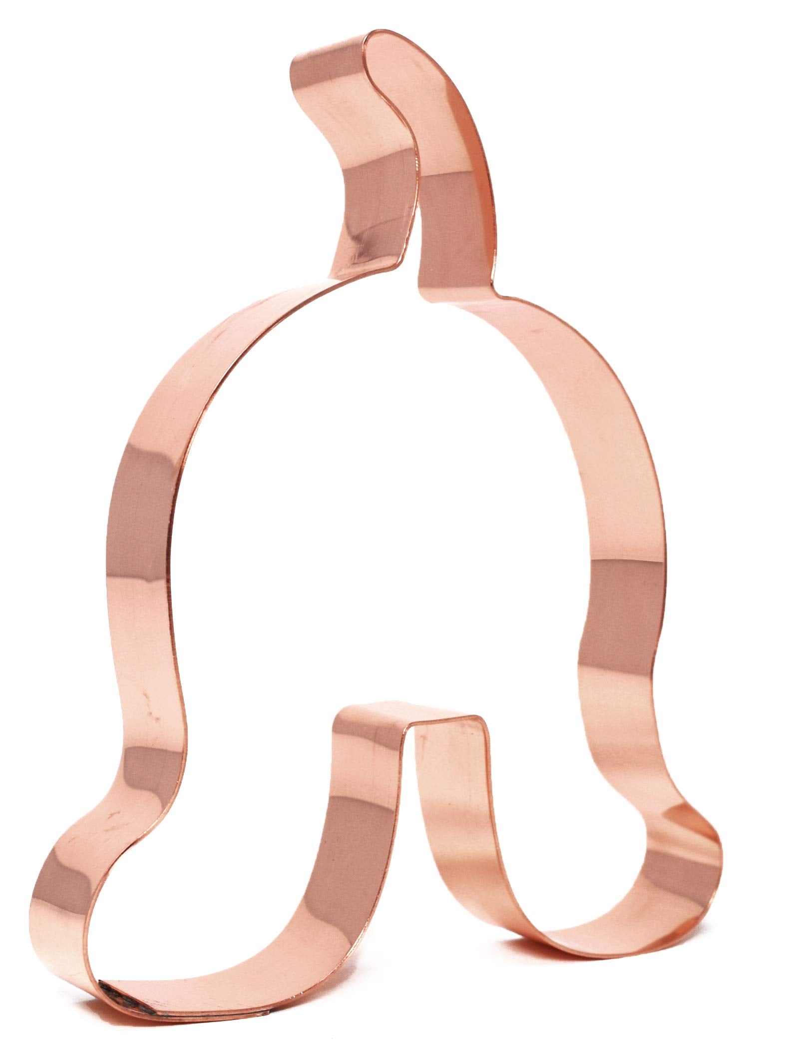 5 Inch Tall Puppy Butt Copper Cookie Cutter