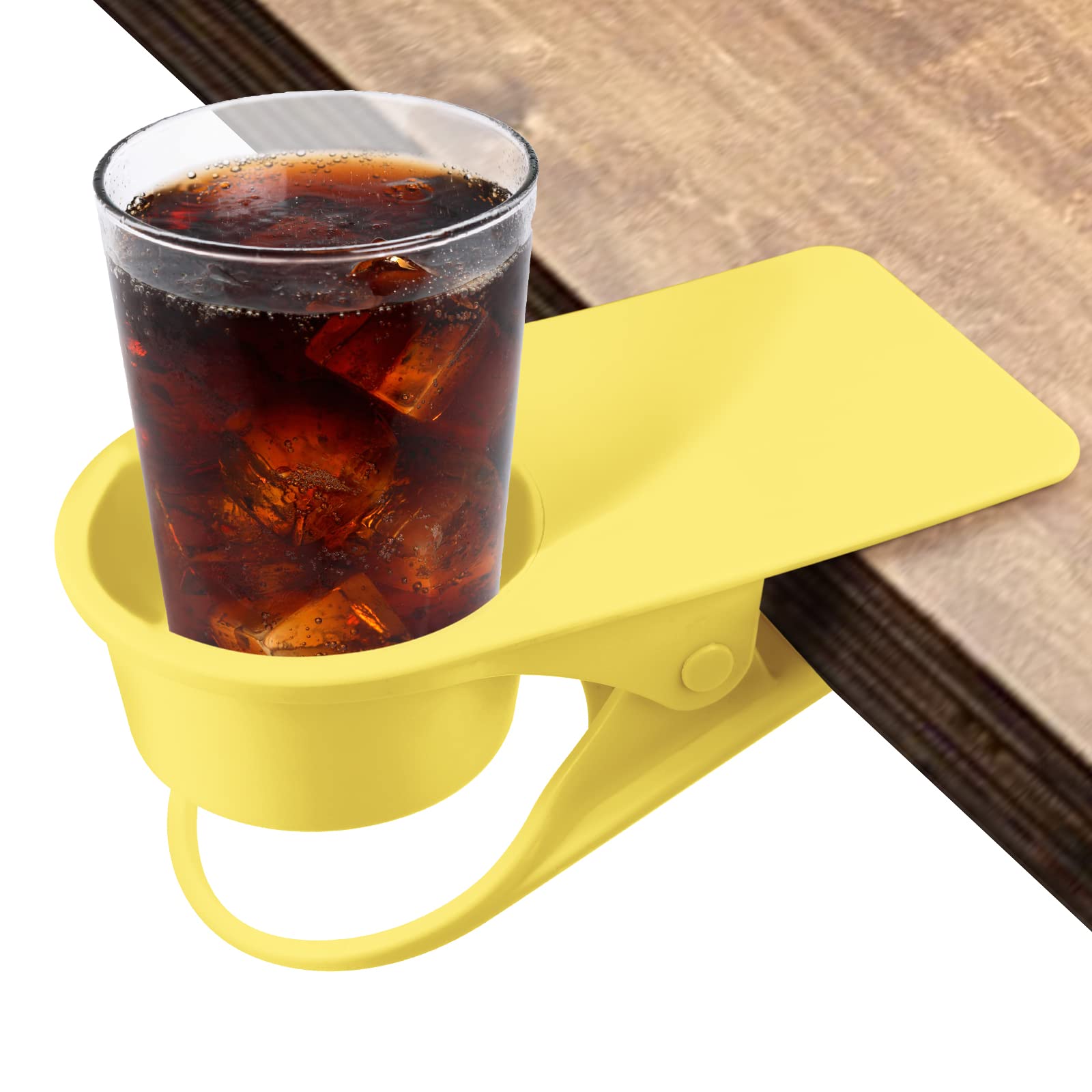 Kalolary Drinking Cup Holder Clip- Chair And Table Bottle Cup Stand The Diy Glass Clamp Storage Saucer Clip Water Coffee Mug Hol