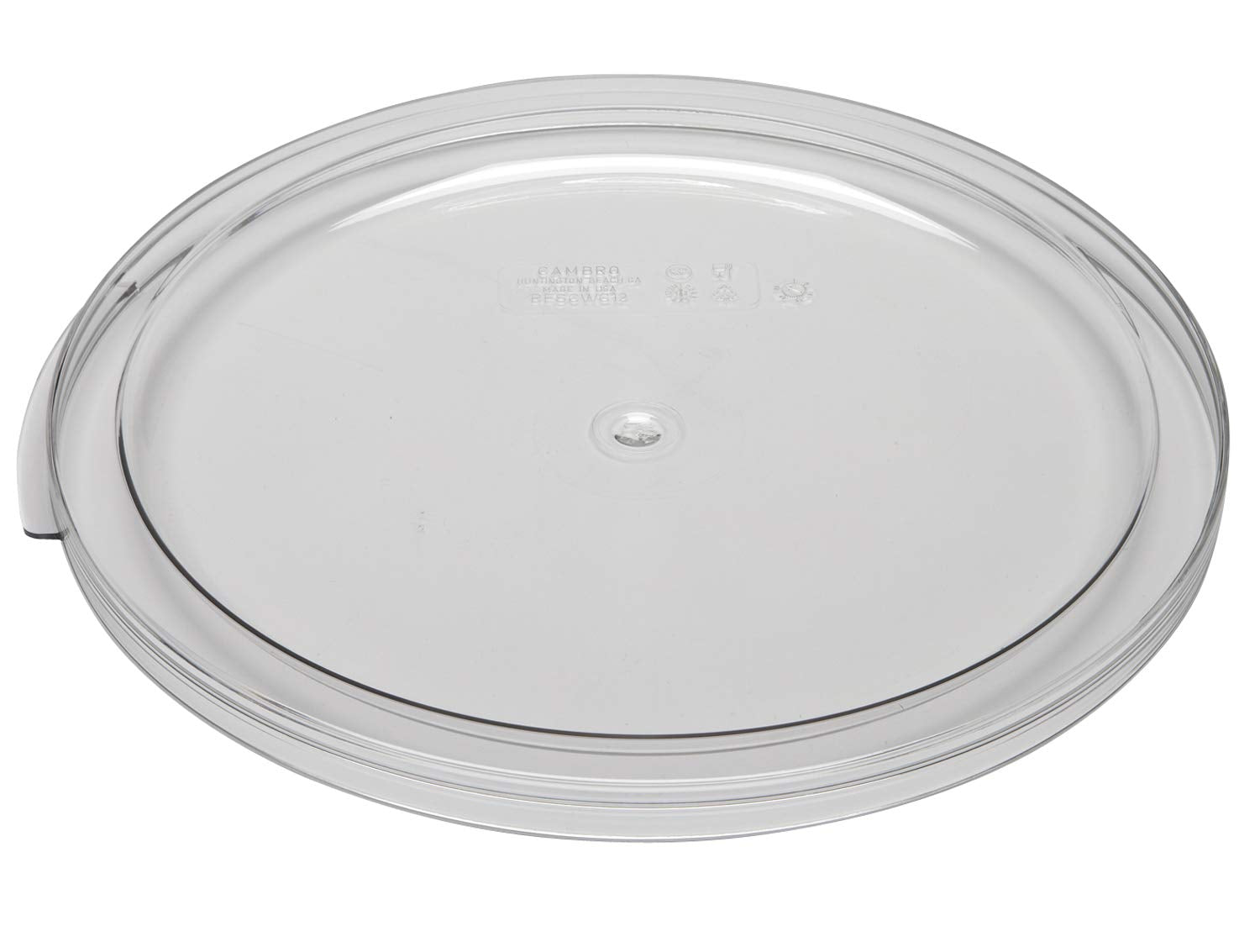 Cambro (Rfscwc12135) Lid For 12, 18 & 22 Qt Round Container - Camwear