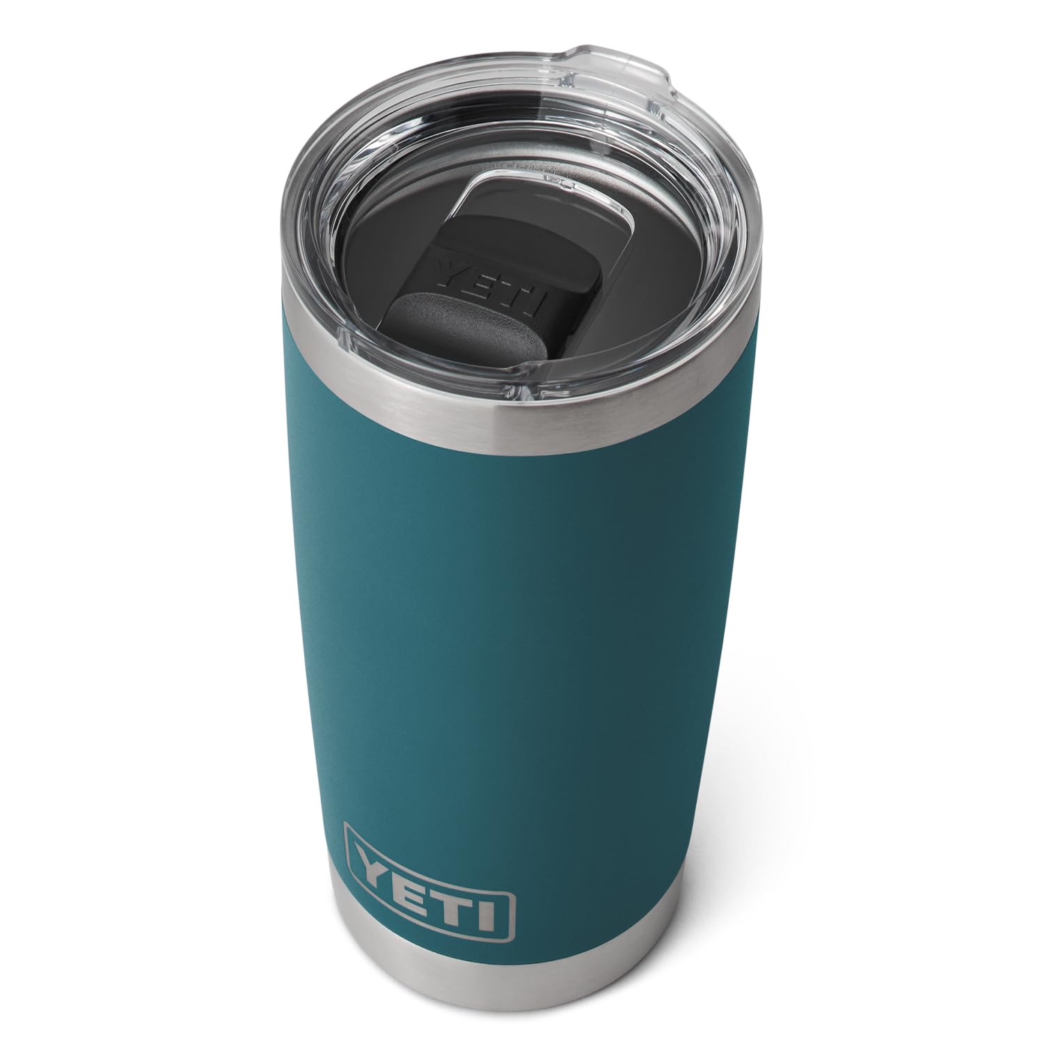 Yeti Rambler 20 Oz Tumbler, Stainless Steel, Vacuum Insulated With Magslider Lid, Agave Teal