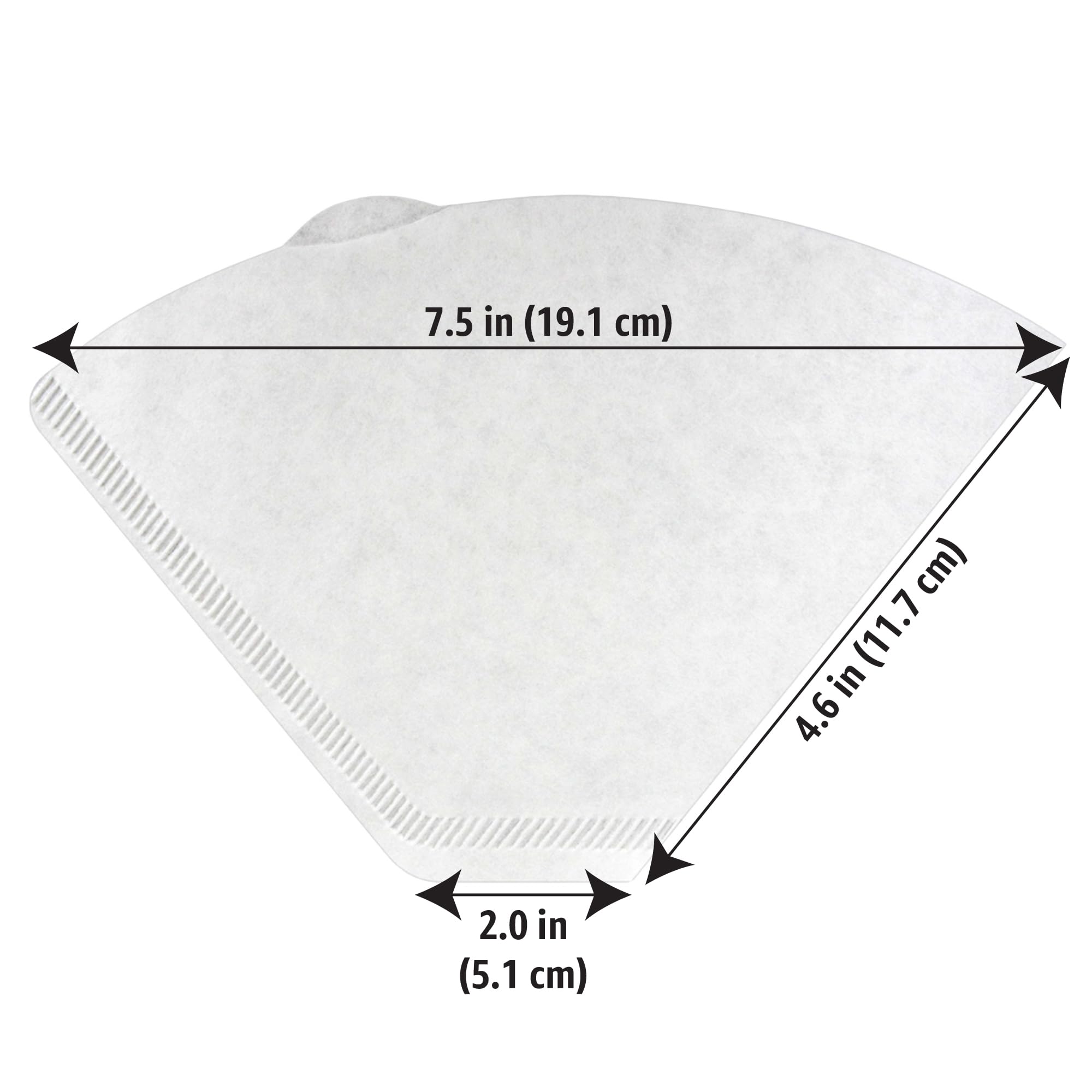 Amazon Basics Number 4 Cone Coffee Filters For 8-12 Cup Coffee Makers, White, 100 Count
