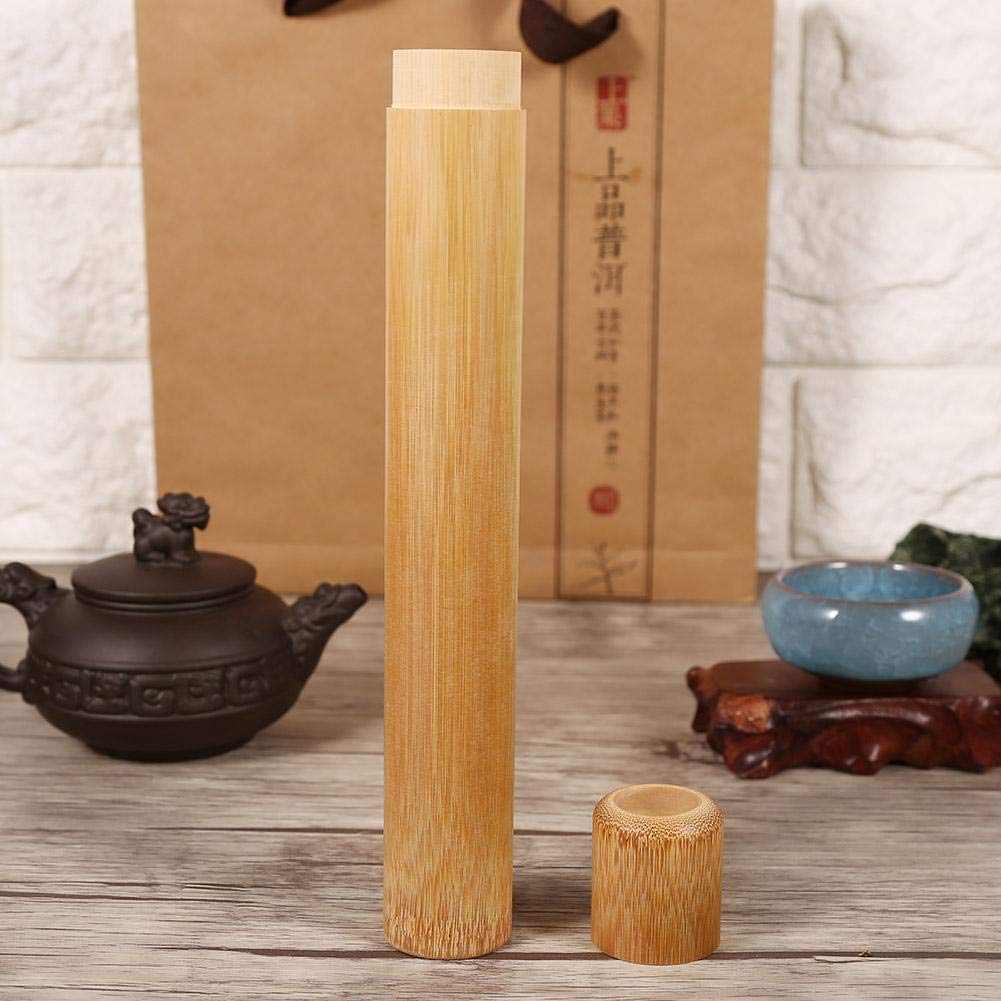 Aunmas Tea Jar 1Pc Round Shape Portable Handmade Tea Jar Storage Holder Container Box Home Use(2.523)