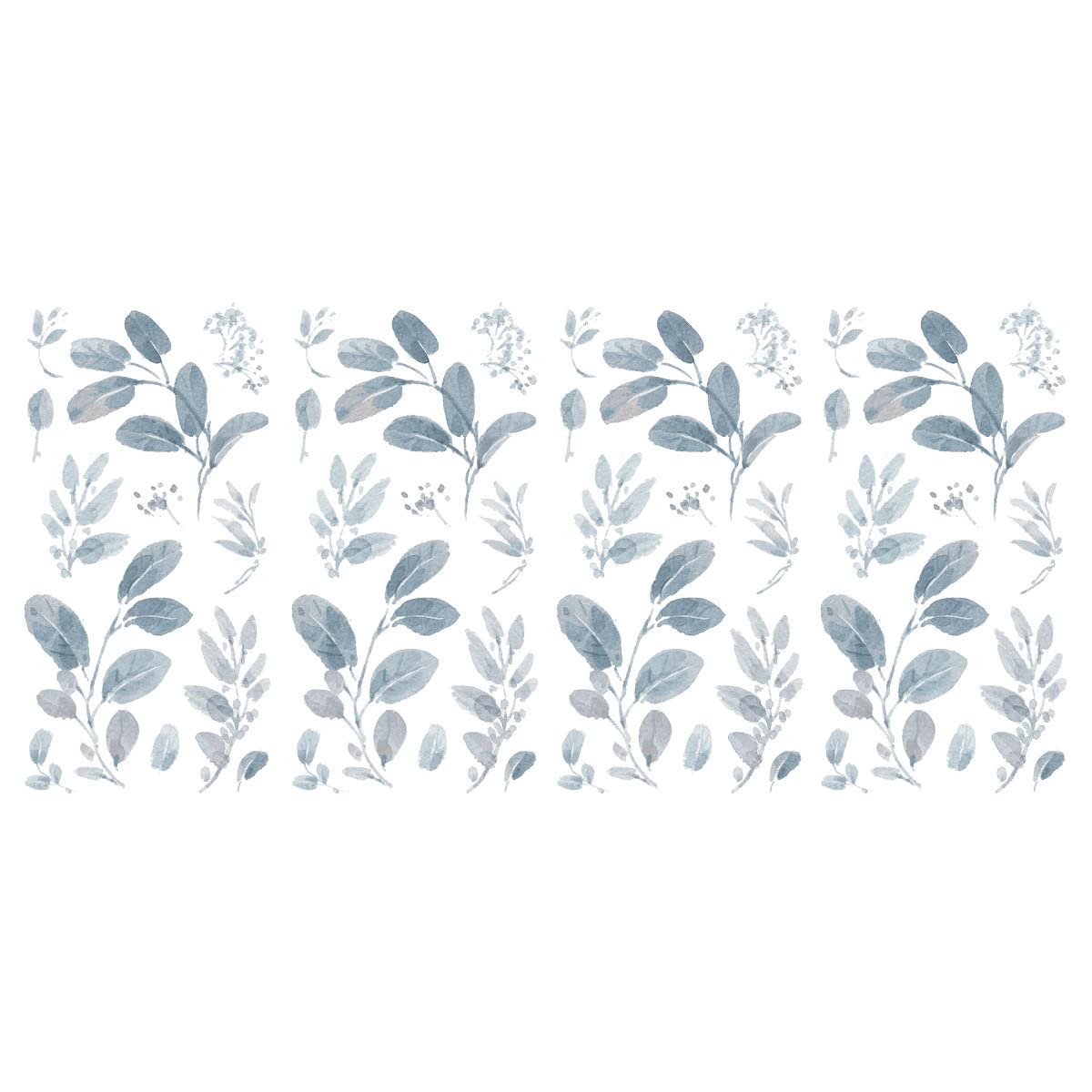 Roommates Rmk5154Scs Dancing Leaves Peel And Stick Wall Decals , Blue
