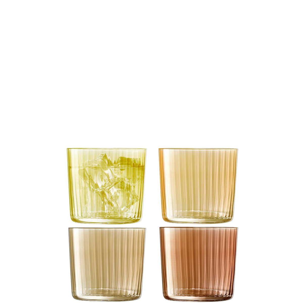 Lsa International Gems Coloured Tumblers, 10.5 Fl Oz, Amber