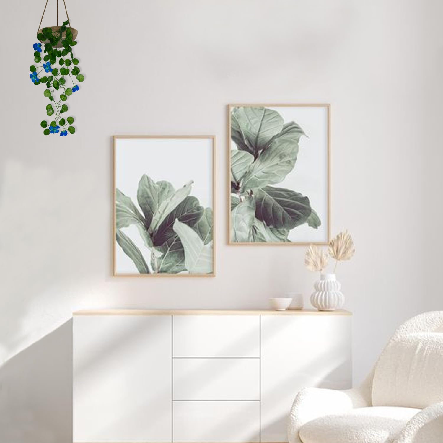 Decorebugs Artificial Flower Plants Leaves Hanging Ivy Garlands Plant Greenery Vine Creeper Home Decor Door Wall Balcony Decorat