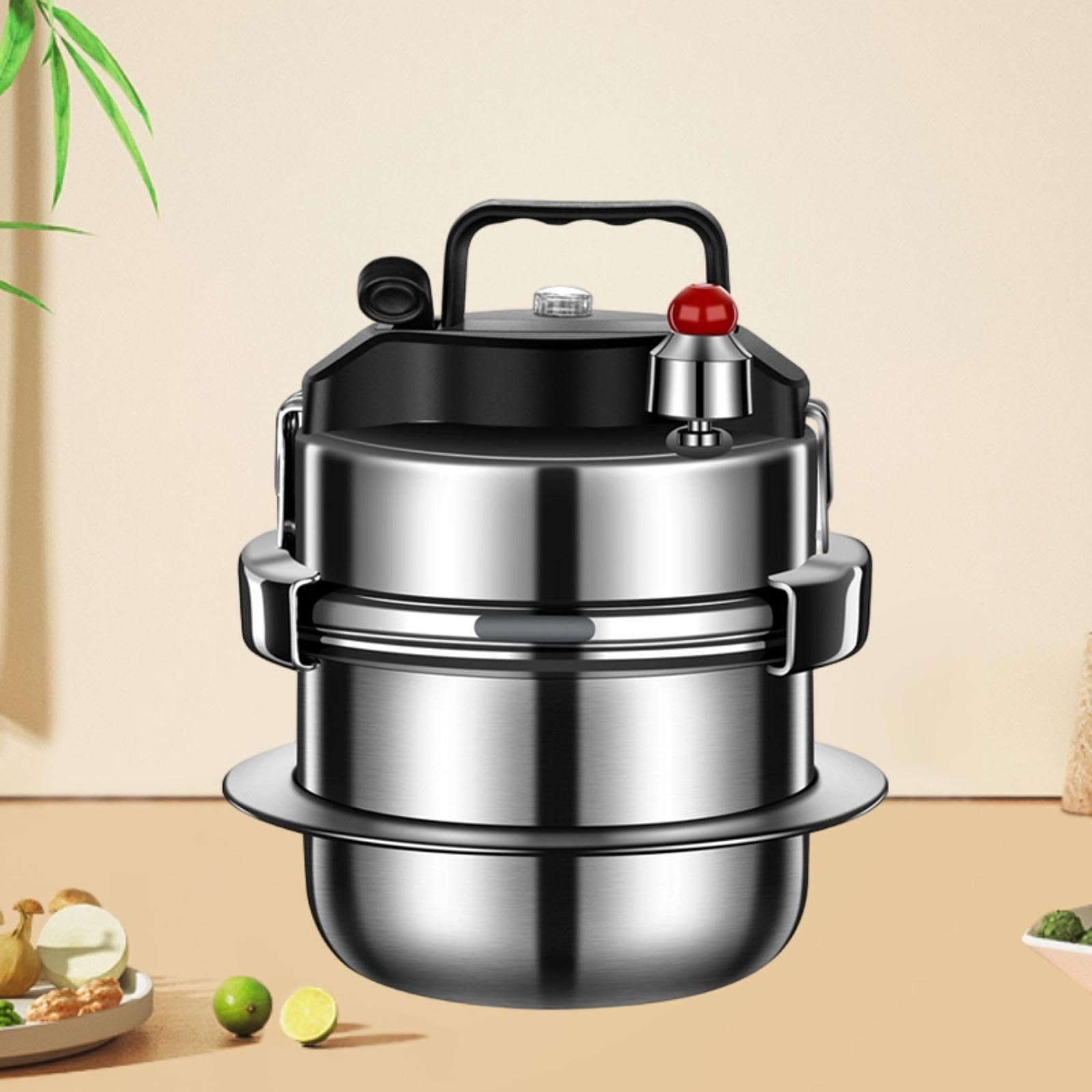 Merishopp Pressure Cooker Cookware Stainless Steel For Restaurant Outdoor Camping Home