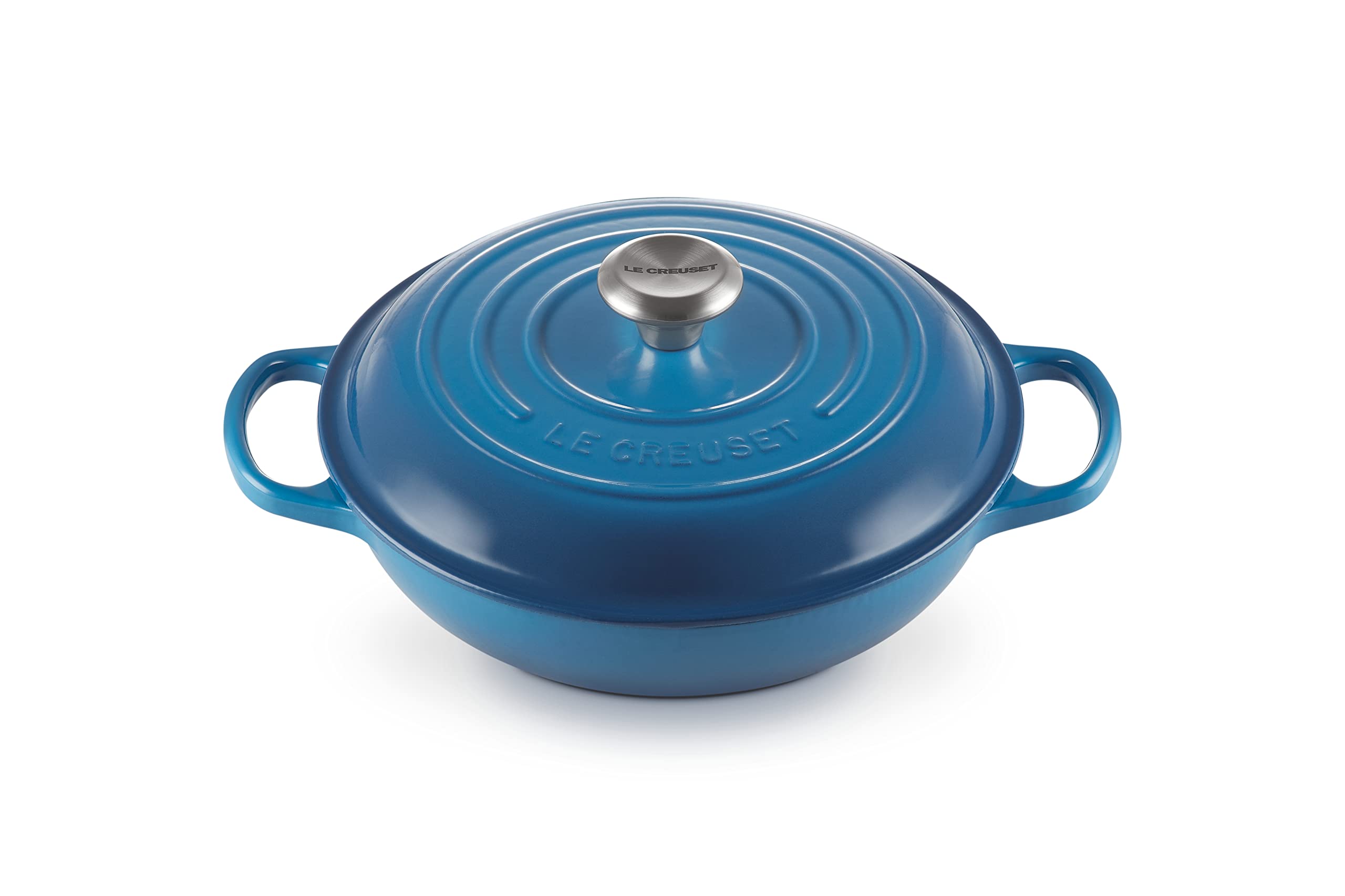 Le Creuset Enameled Cast Iron Signature Braiser, 2.25 Qt., Marseille