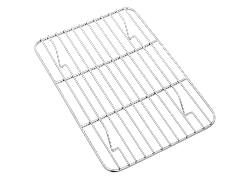 P&P Chef Baking Rack Pack Of 2, Stainless Cooling Rack For Cooking Baking Roasting Grilling Drying, Rectangle 8.6'' X 6.2'' X0.6