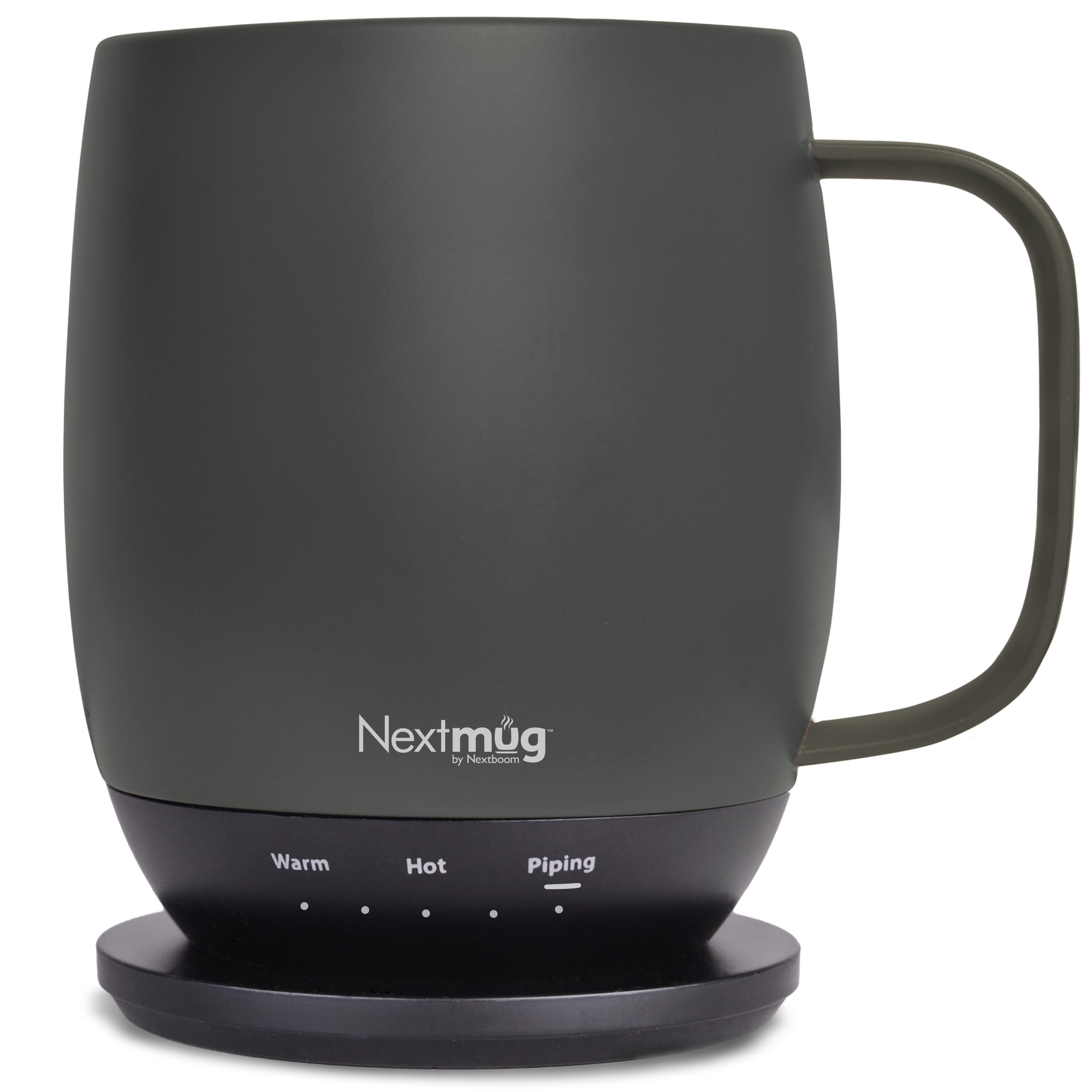 Nextmug - Temperature-Controlled, Self-Heating Coffee Mug (Graphite - 14 Oz.)