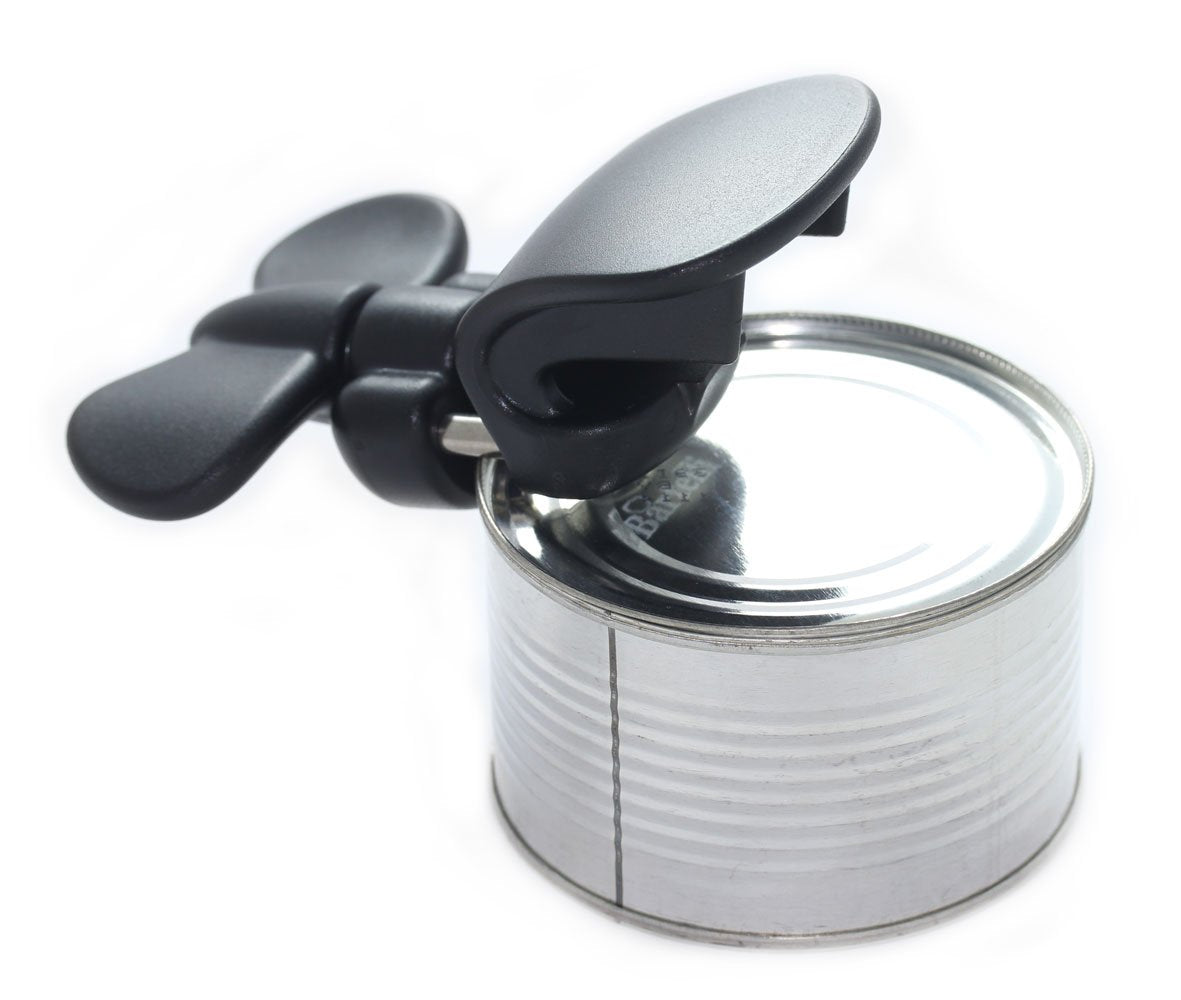 Bartelli Soft Edge 3-In-1 Ambidextrous Safety Can Opener Jar Opener And Bottle Opener
