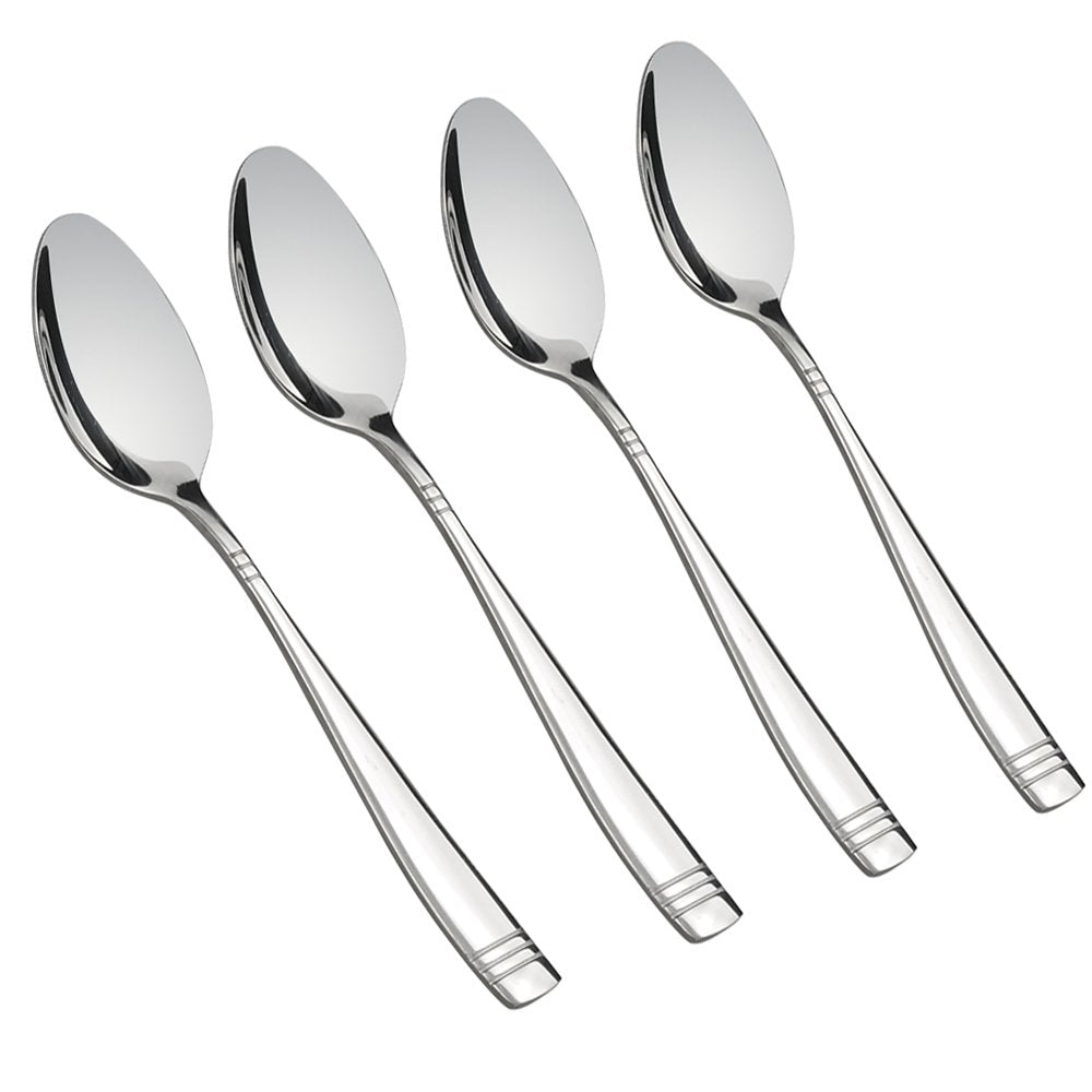 Obstnny Stainless Steel Dessert Spoon, 6.5-Inch, Set Of 12