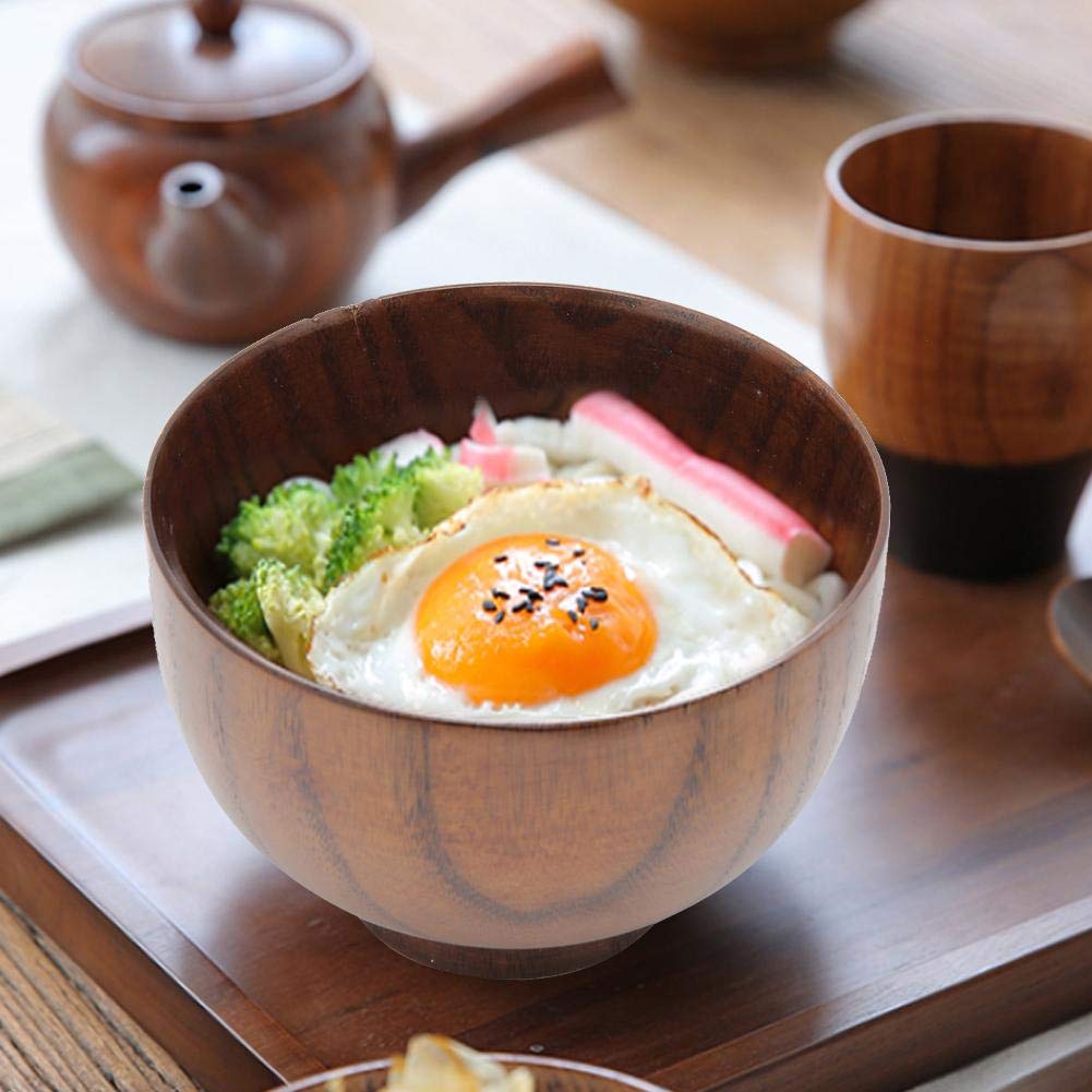 Solid Wood Bowl Acacia Wave Serving Bowl Handmade Storage Natural Root Wood Crafts Bowl Food Container Tableware For Fruits Sala