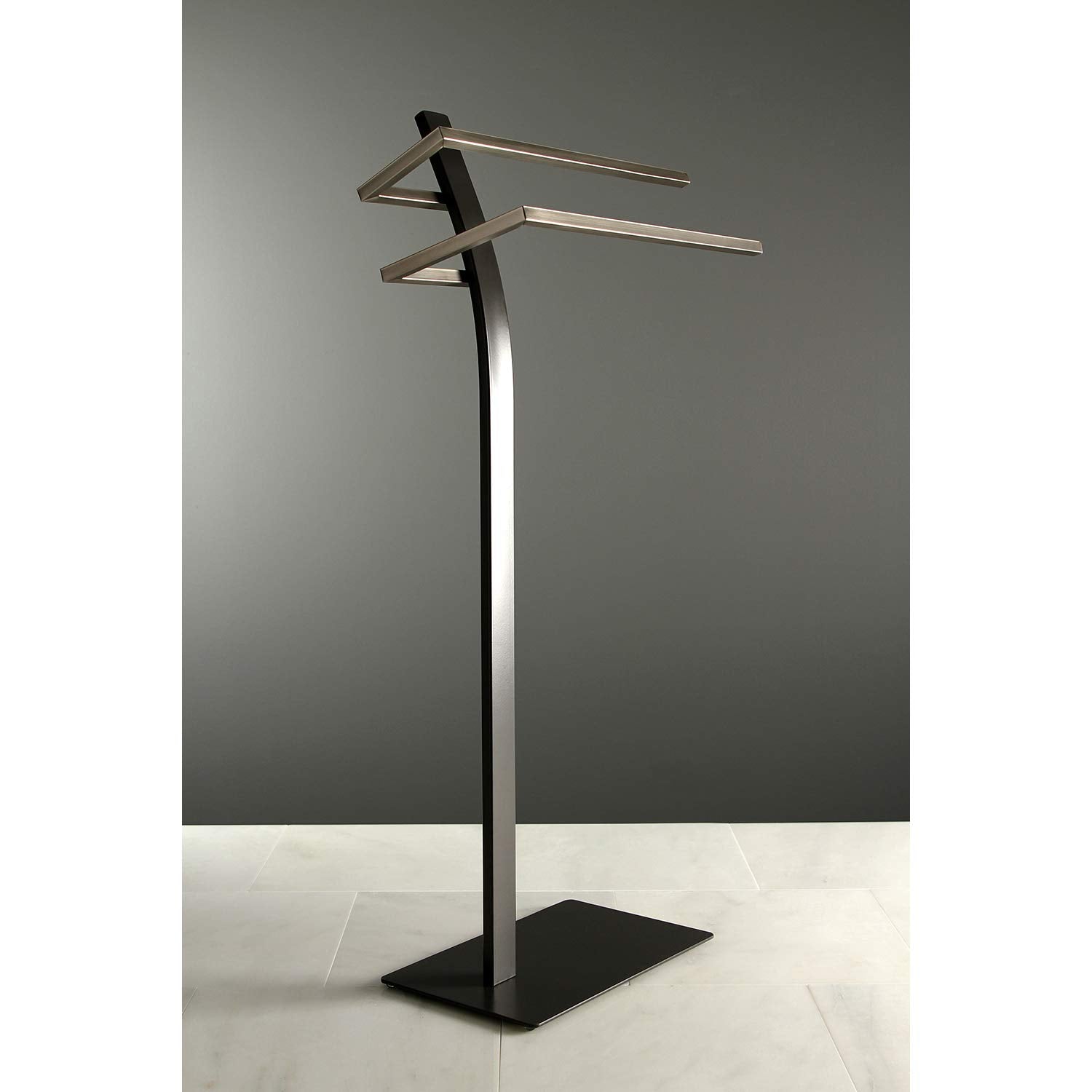 Kingston Brass Scc8398 Edenscape Freestanding -Towel Rack, Brushed Nickel