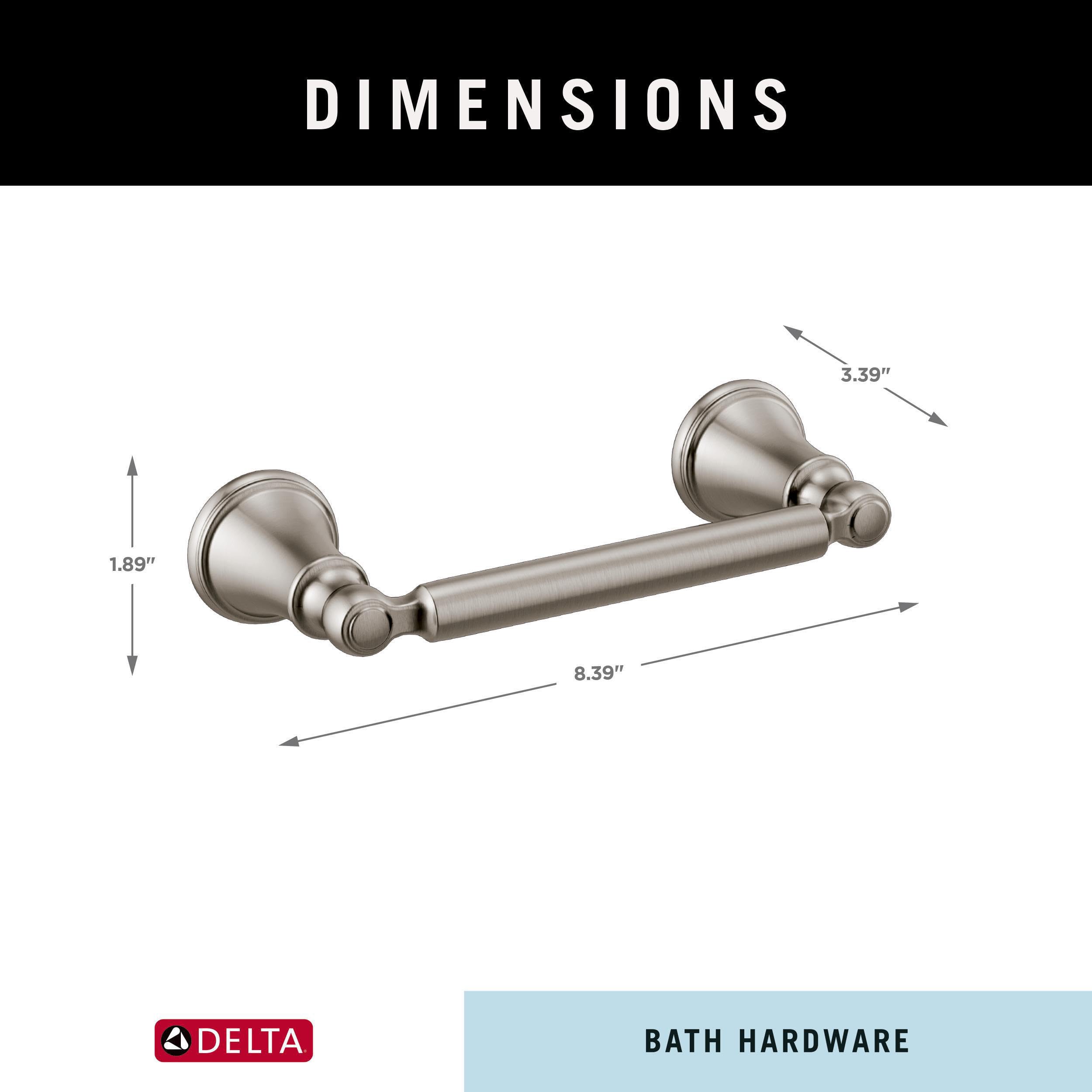 Delta Faucet 73250-SS Woodhurst Toilet Paper Holder  Stainless