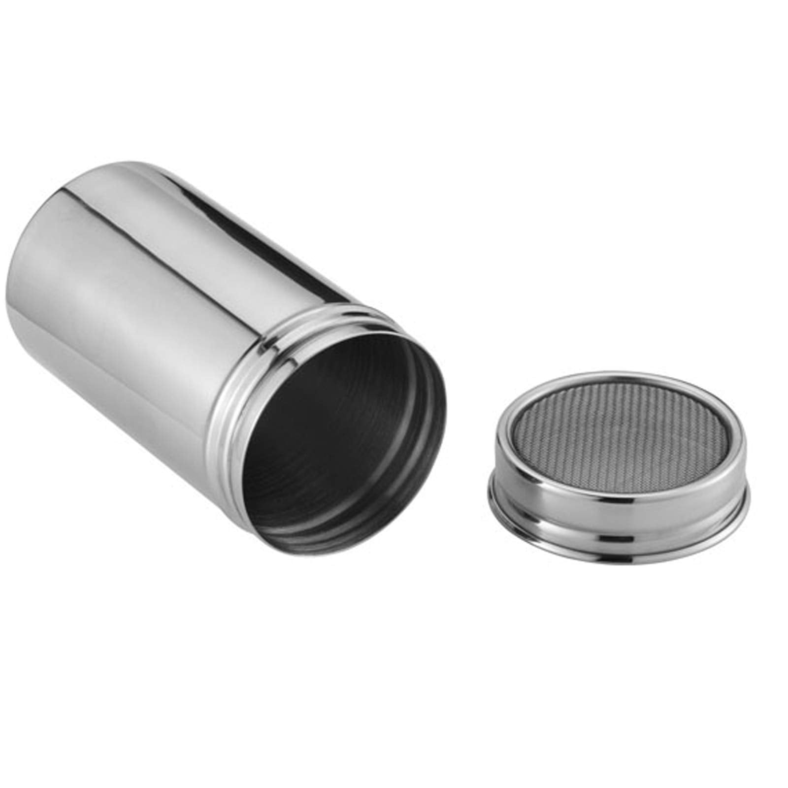 Powder Sugar Shaker With Lid For Kitchen Baking Cooking, Stainless Steel Fine Mesh Shaker Cinnamon Lcing Sugar Powder Cocoa Flou