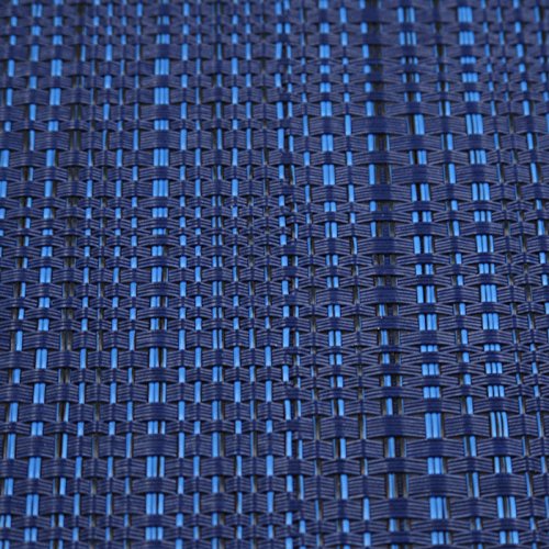 Texture Design Woven Pvc Placemat (Navy), Set Of 4
