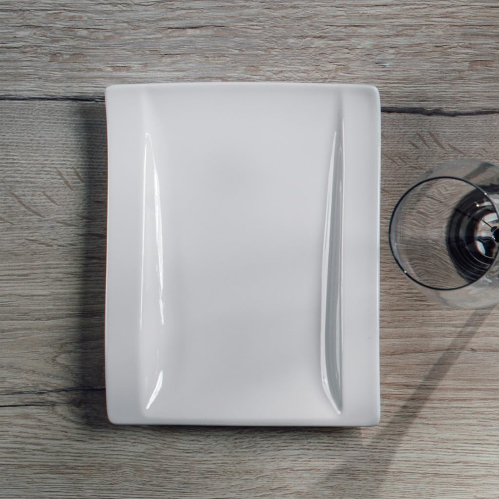 Villeroy & Boch New Wave B&B Appetizer Plate  7 x 6 in  White