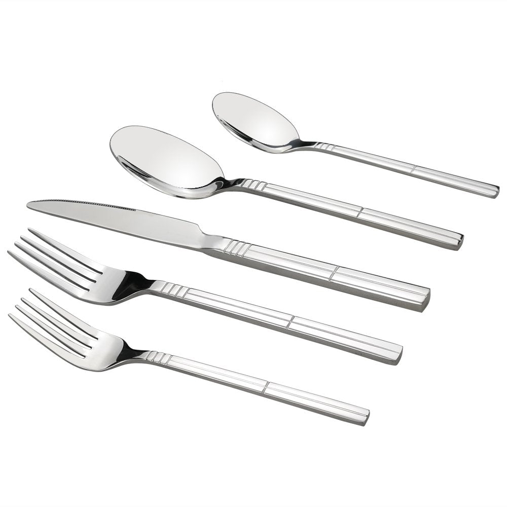 Saedy 80 Piece Stainless Steel Silverware Set, Service For 16