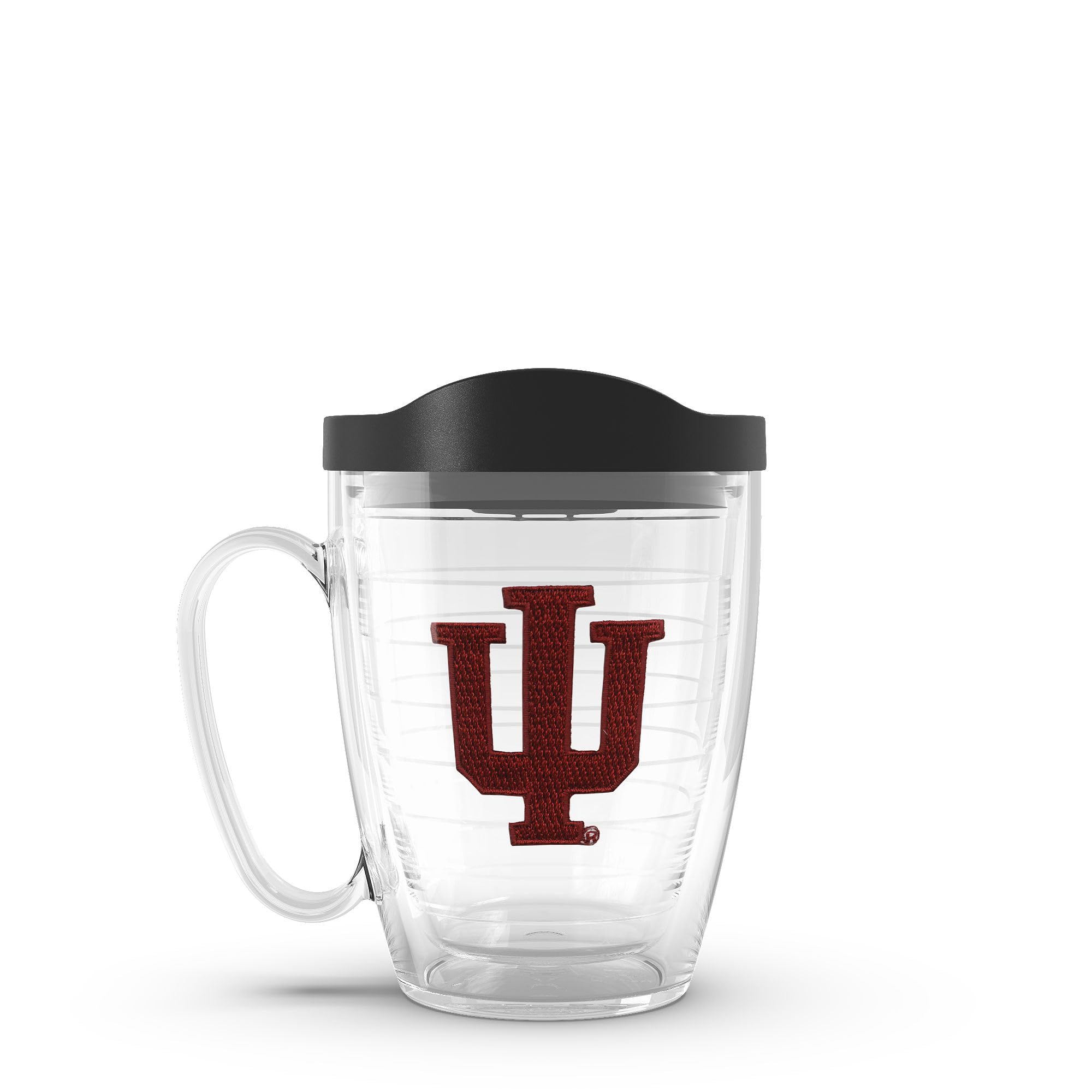 Tervis Made in USA Double Walled Indiana University IU Hoosiers Insulated Tumbler Cup Keeps Drinks Cold & Hot, 16oz - No Lid, Pr