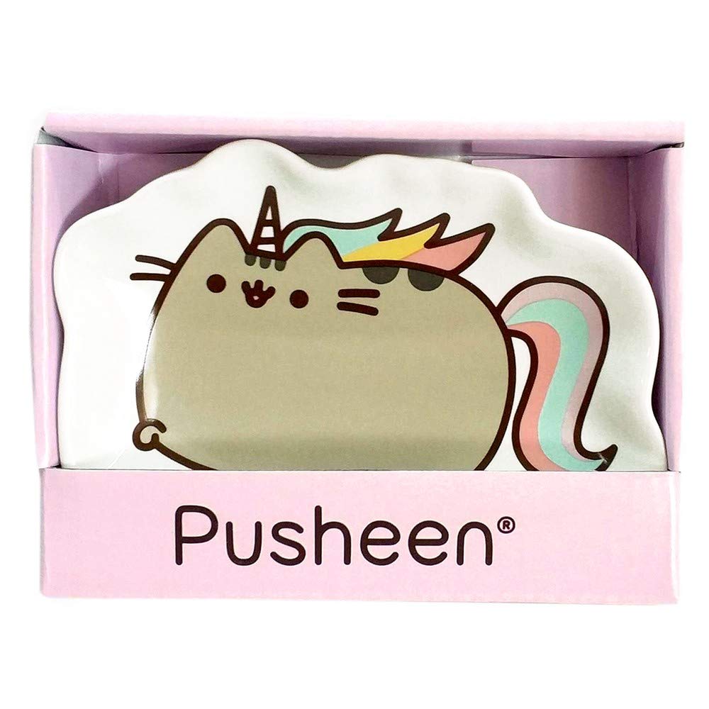 Enesco Pusheen By Our Name Is Mud Pusheenicorn Stoneware Dish, Multicolor, 4.5 Inches Trinket Tray