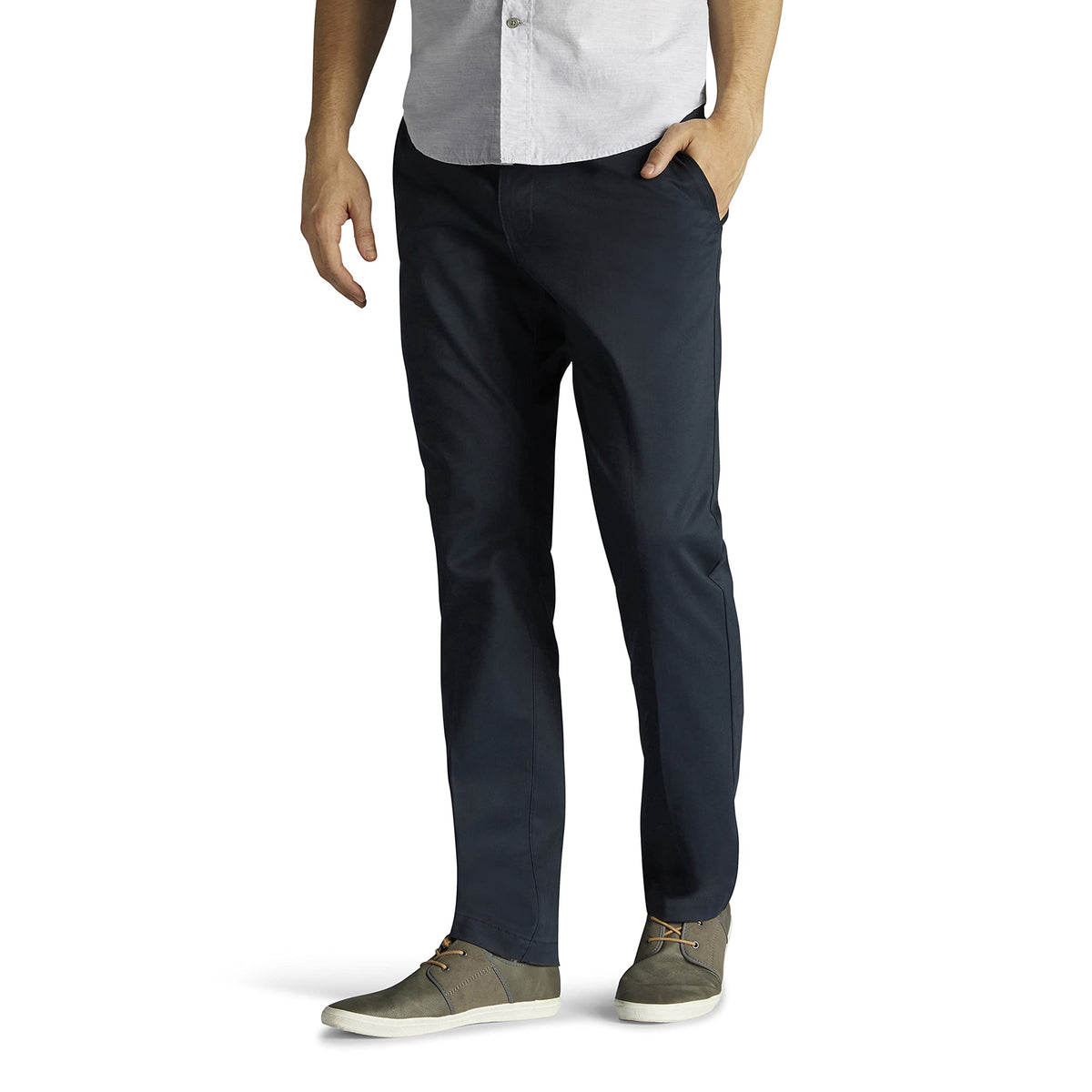 Lee Mens Performance Series Extreme Comfort Slim Pant, Navy, 34W X 29L