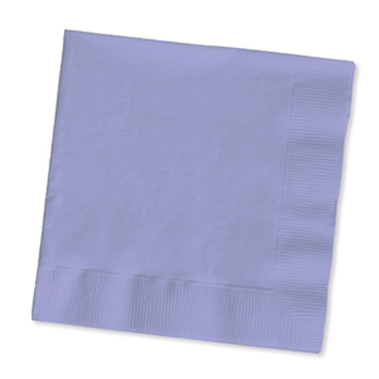 Creative Converting Touch Of Color 2-Ply 50 Count Paper Beverage Napkins, Luscious Lavender