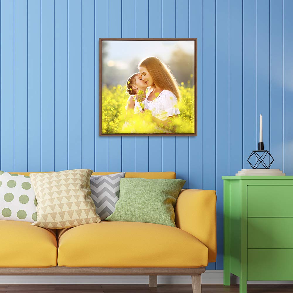 Wall26 Framed Custom Canvas Wall Art For Living Room, Bedroom Canvas Prints For Home Decoration Ready To Hang - 16''X16'', Natur