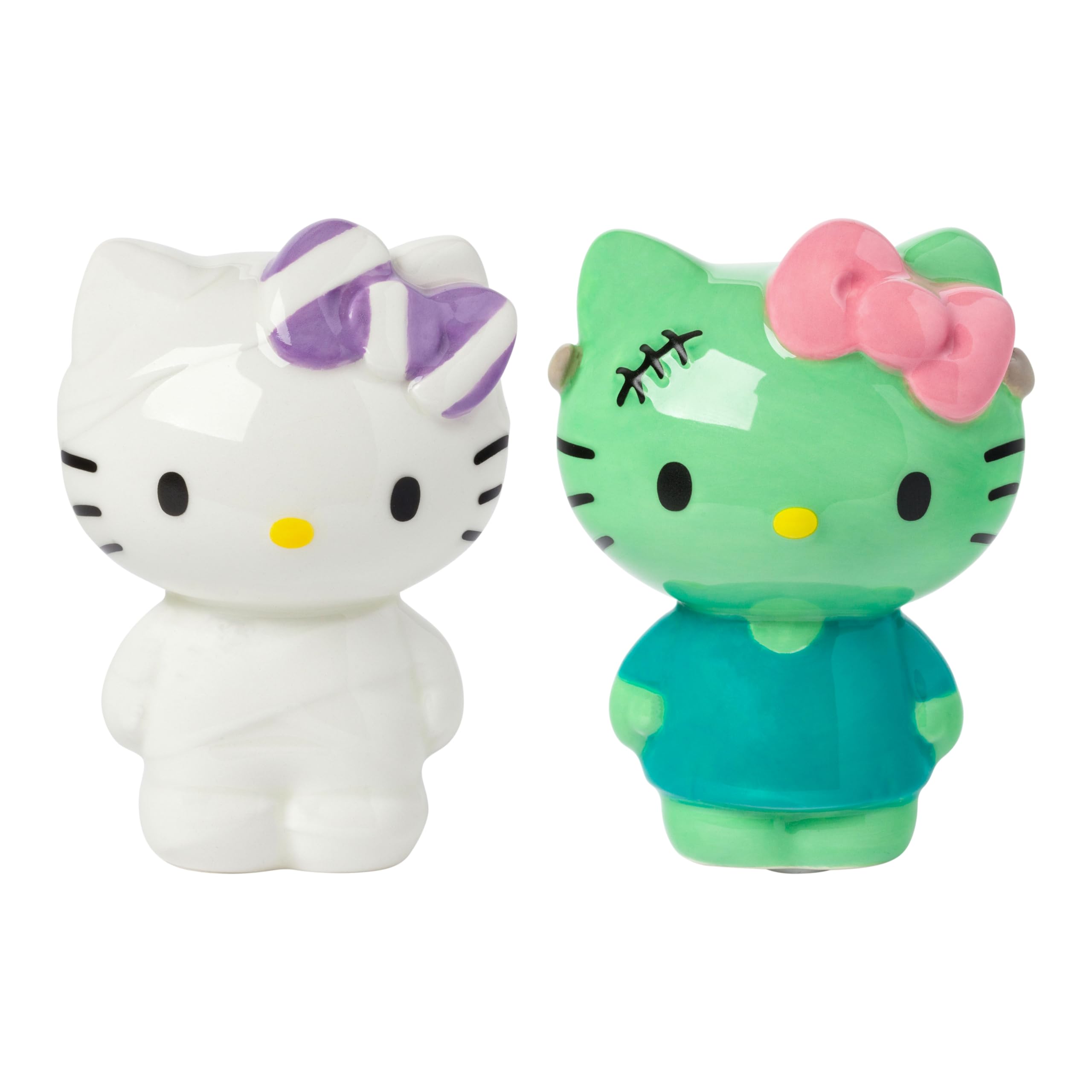 Silver Buffalo Sanrio Hello Kitty Halloween Ceramic Salt and Pepper Shaker Set, 5    L x 2    W x 3.5    H