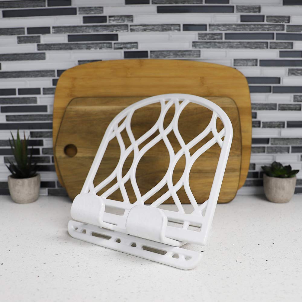Home Basics Cs37369 Tablet/Cookbook Stand, 8.25'' X 7'' X 8'', White